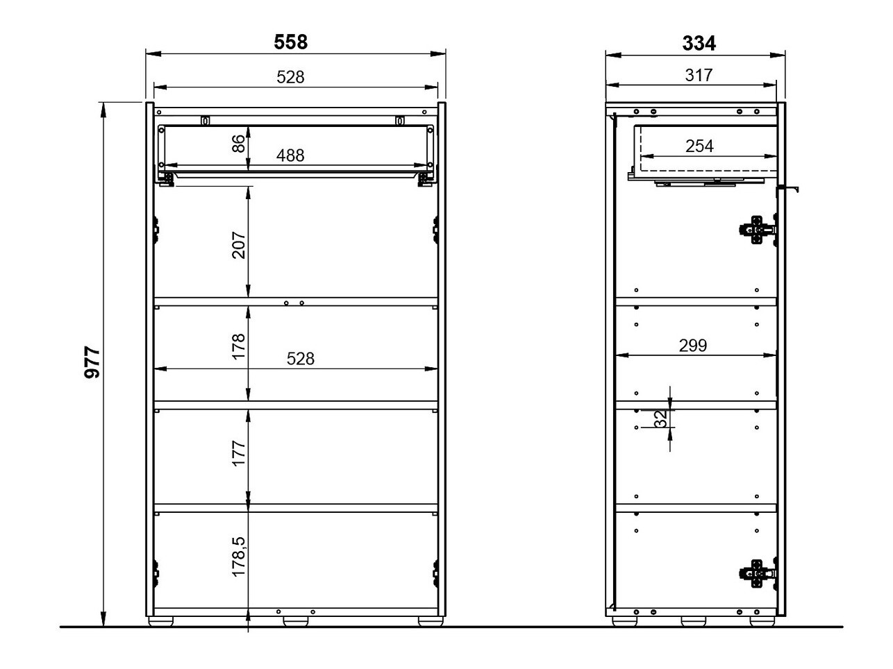 Kopalniški komplet Ventei 109 (Grafit + Navarra hrast)