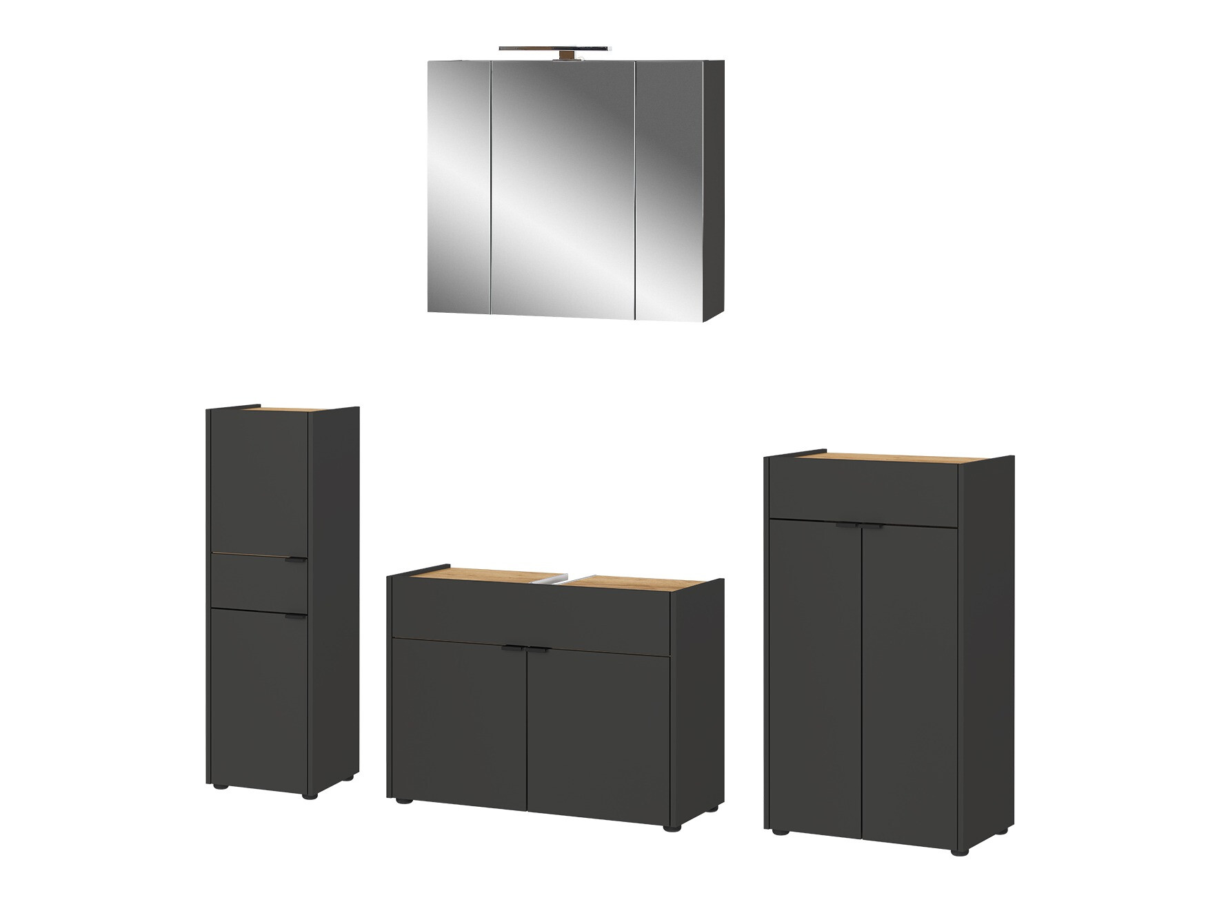 Kopalniški komplet Ventei 109 (Grafit + Navarra hrast)