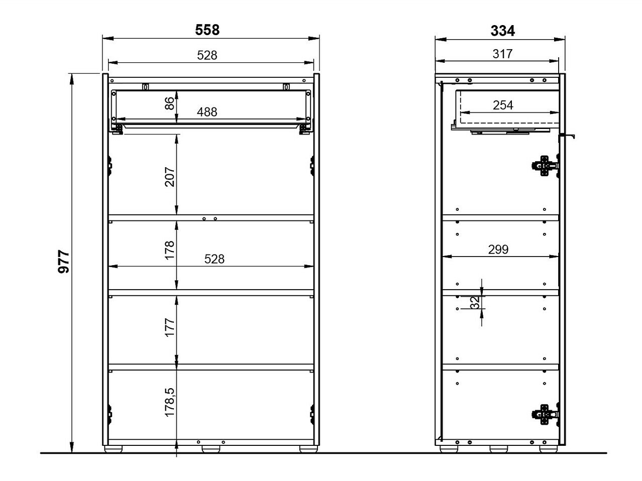 Kopalniški komplet Ventei 110 (Grafit + Navarra hrast)