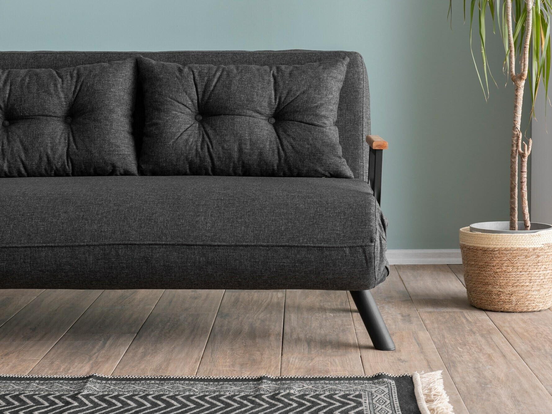 Kavč z ležiščem Altadena 108 (Temno siva)