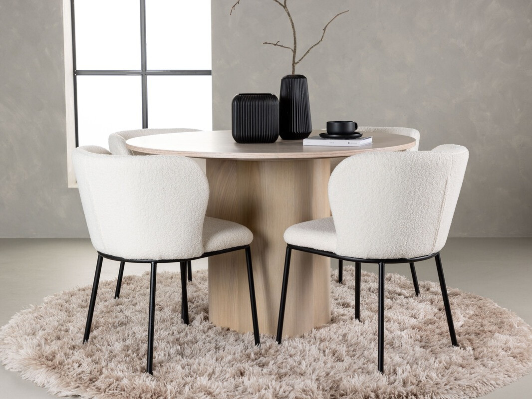 Jedilniški komplet Dallas 4356 (Svetel les)