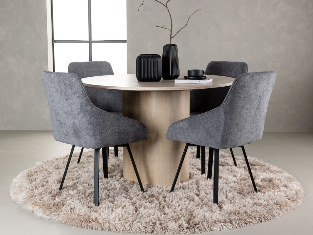 Jedilniški komplet Dallas 4357 (Svetel les)