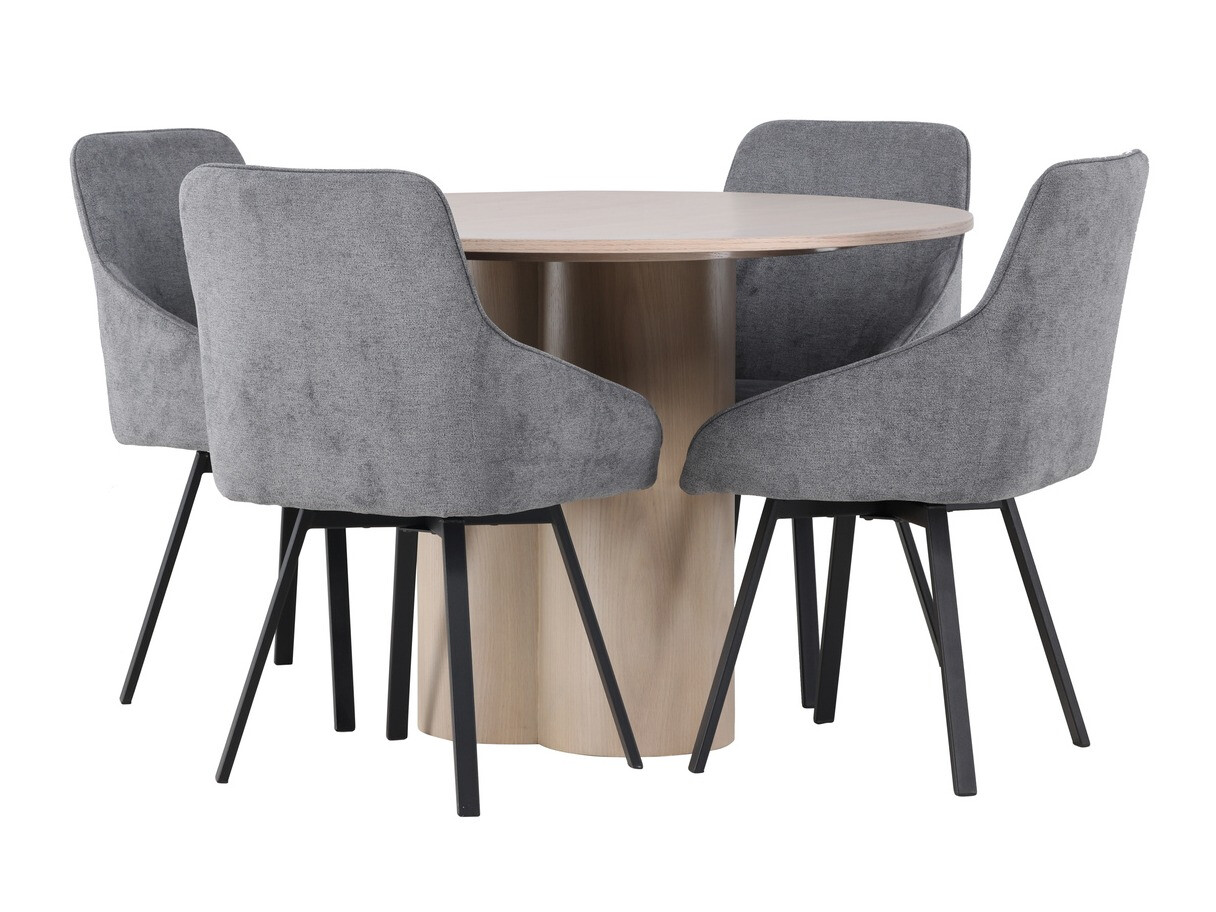 Jedilniški komplet Dallas 4357 (Svetel les)