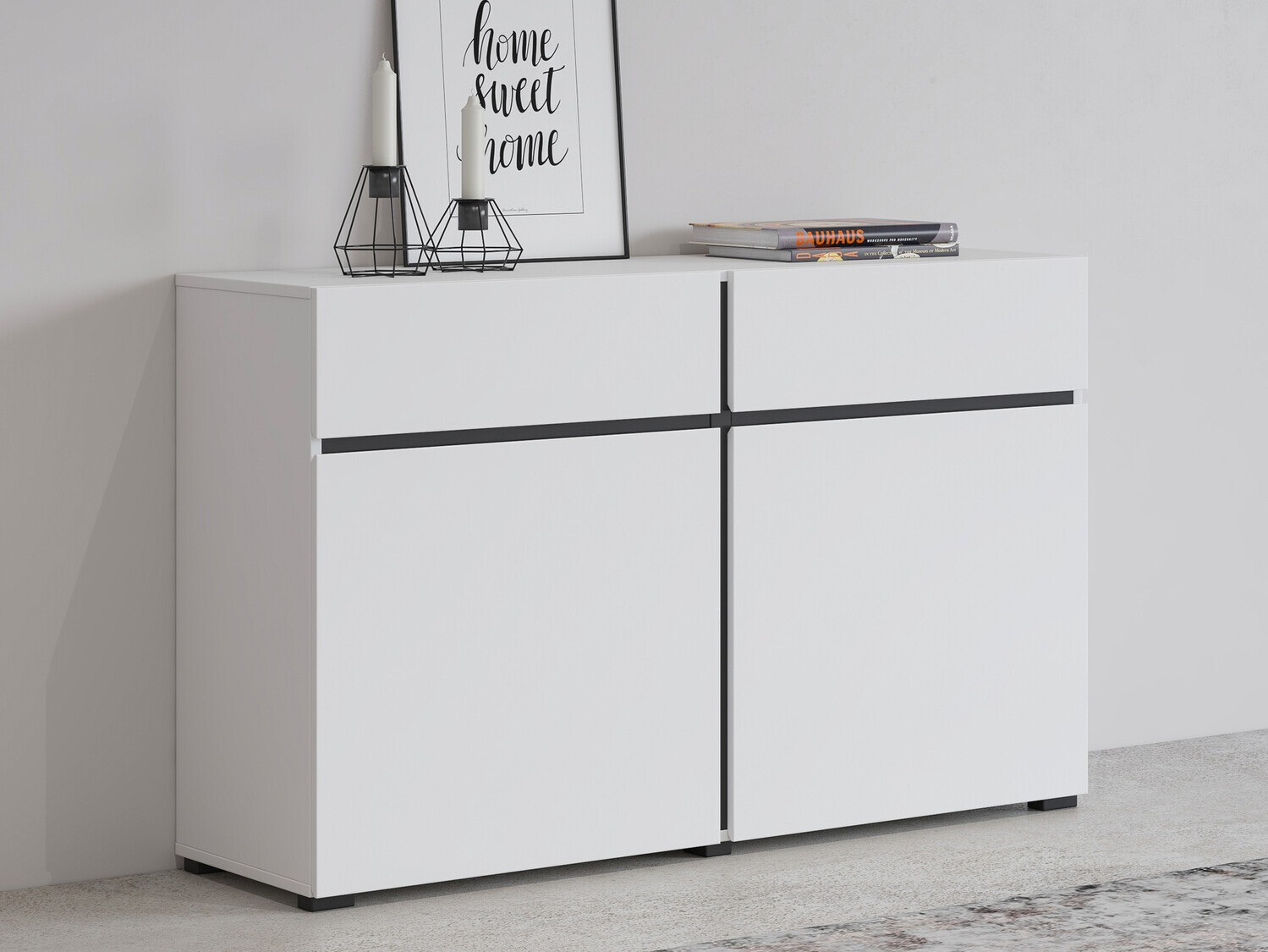 Komoda Alfere 104 (Bela)