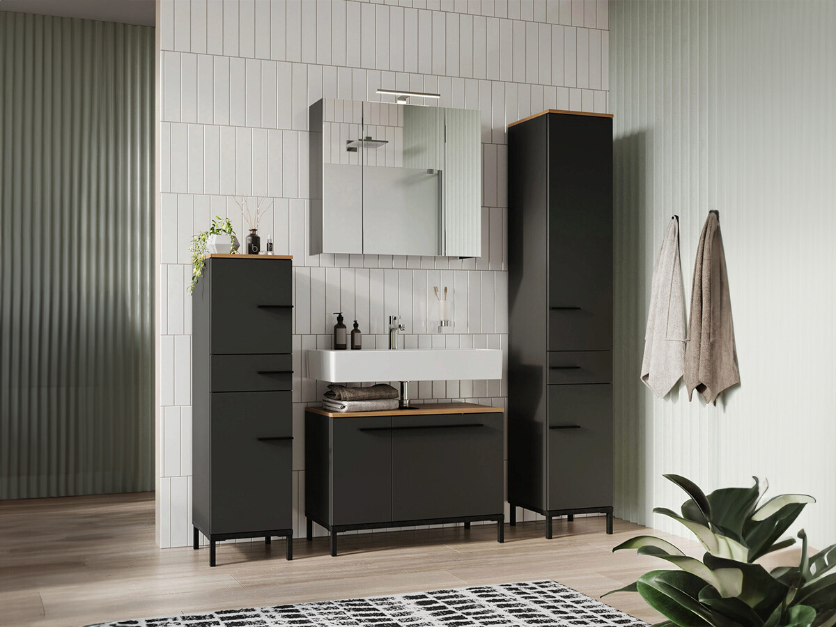 Kopalniški komplet Ruvlevu 105 (Grafit + Navarra hrast)