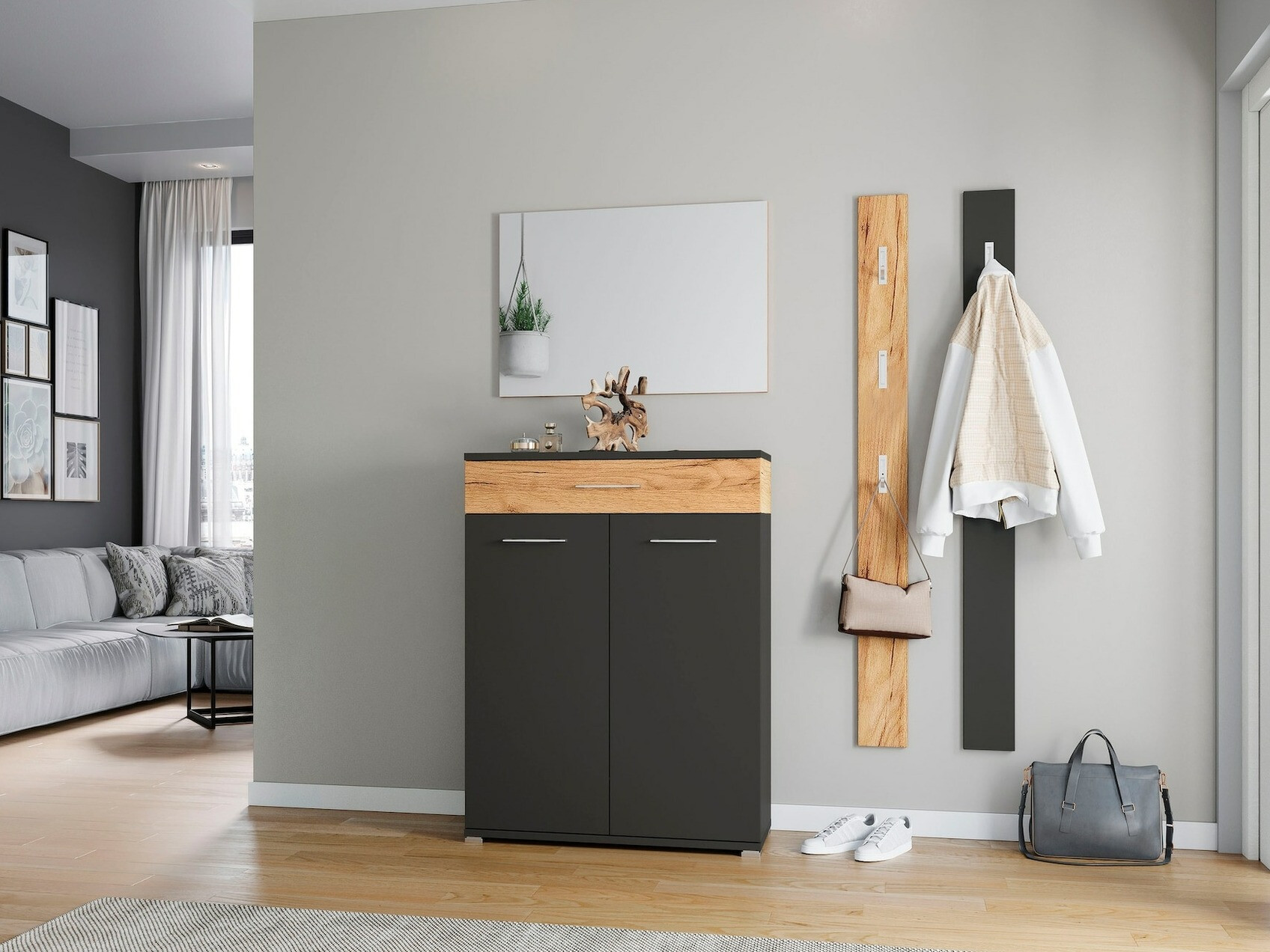 Obešalnik Sacramento 183 (Grafit)