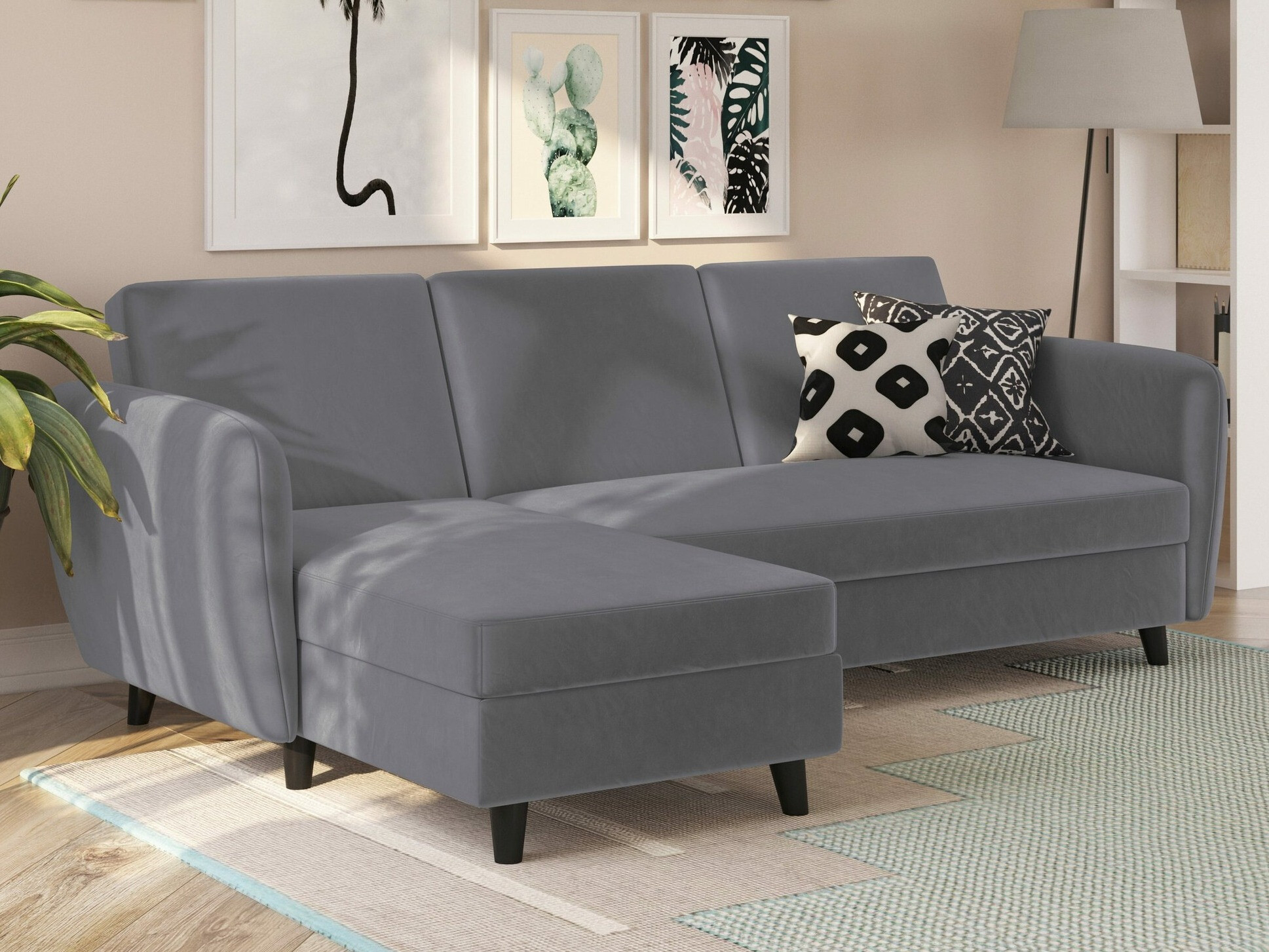 Kotna garnitura Tulsa 557 (Antracit)