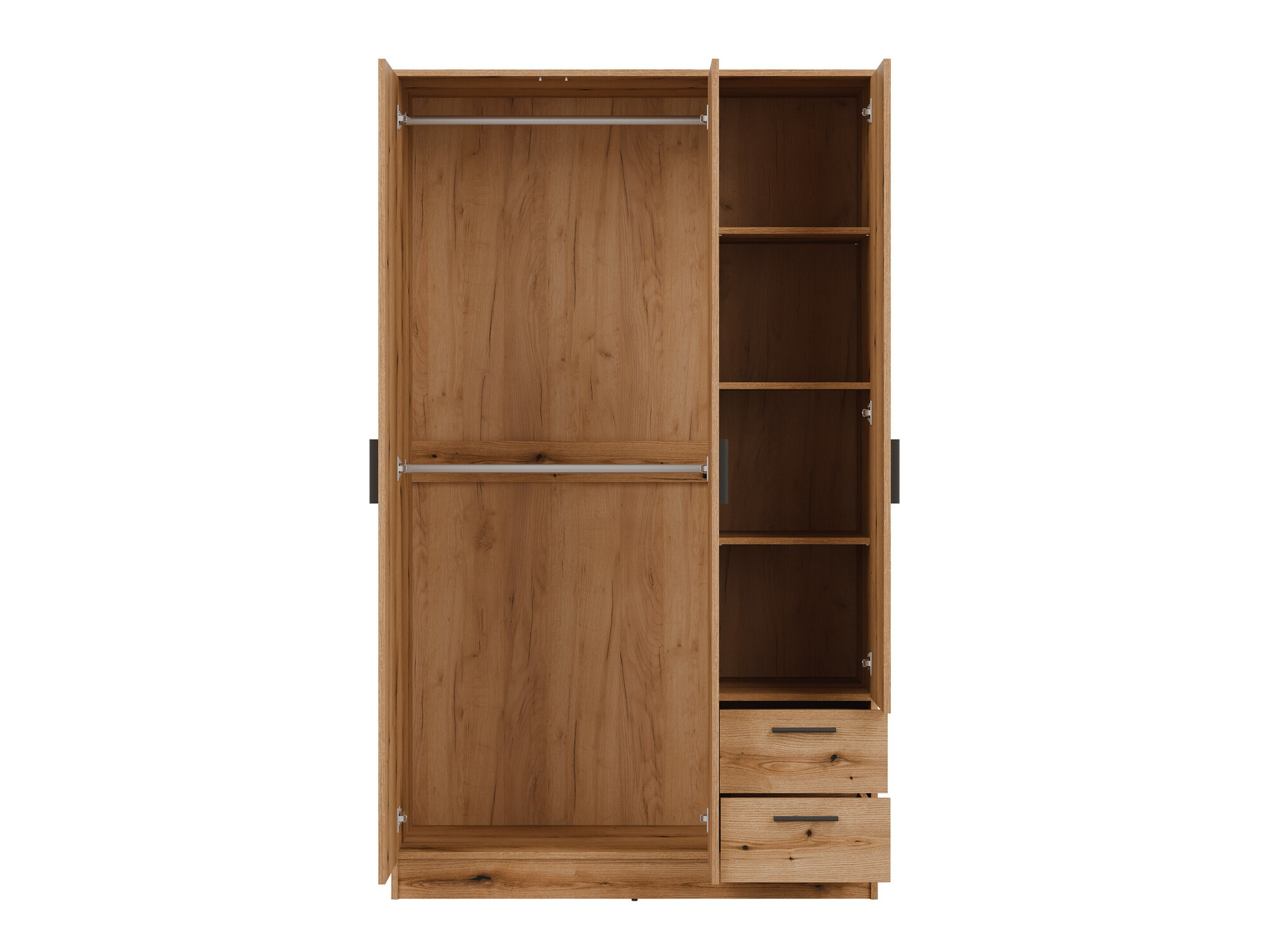 Garderobna omara Orlando 222 (Lahki hrast)