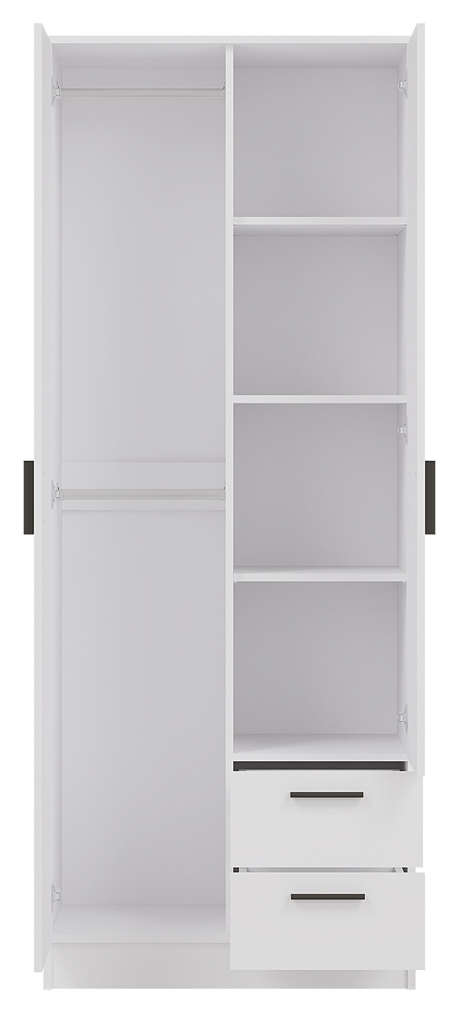 Garderobna omara Orlando 224 (Bela)