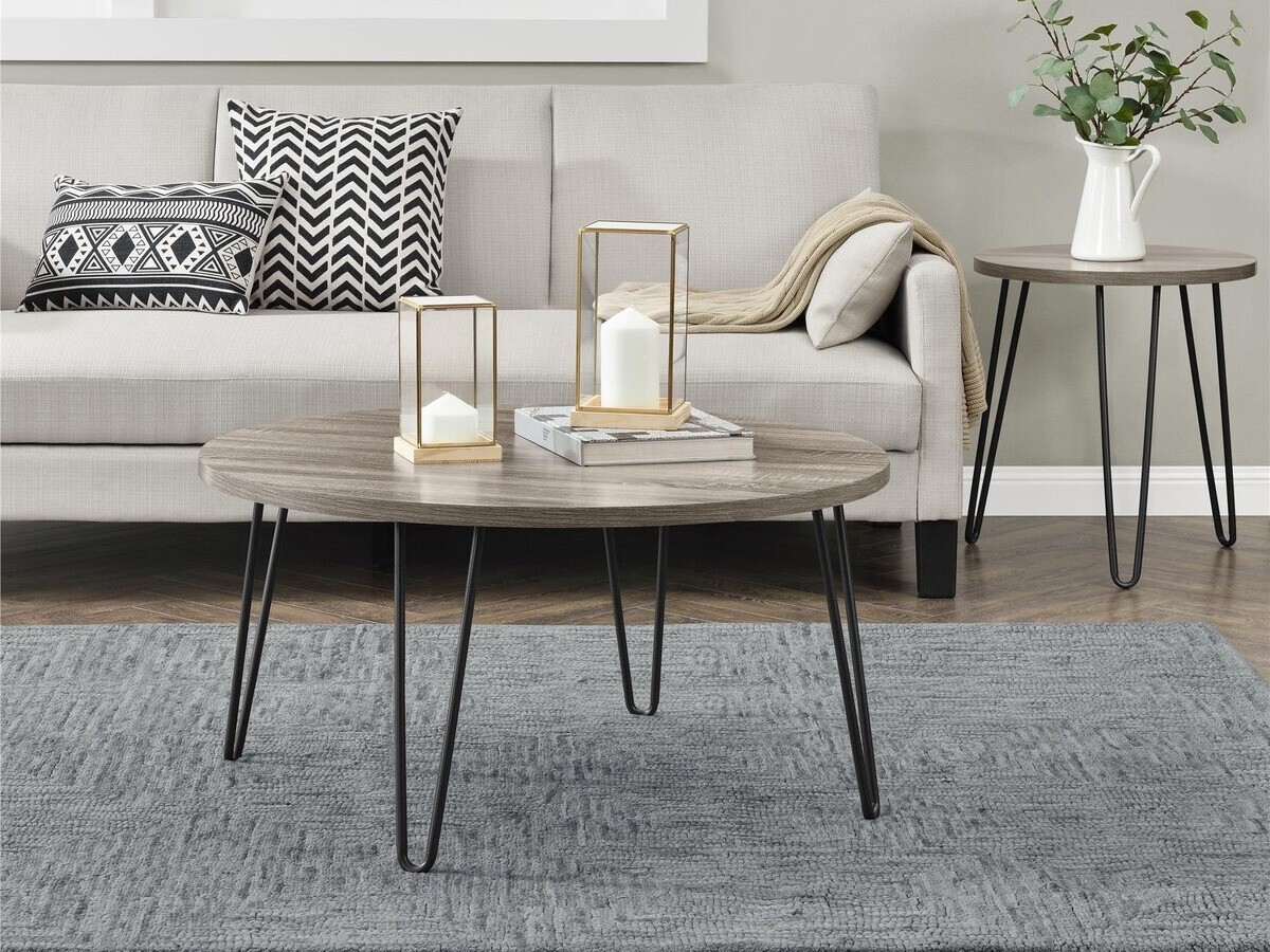 Klubska mizica Nutive 104 (Lahki hrast)