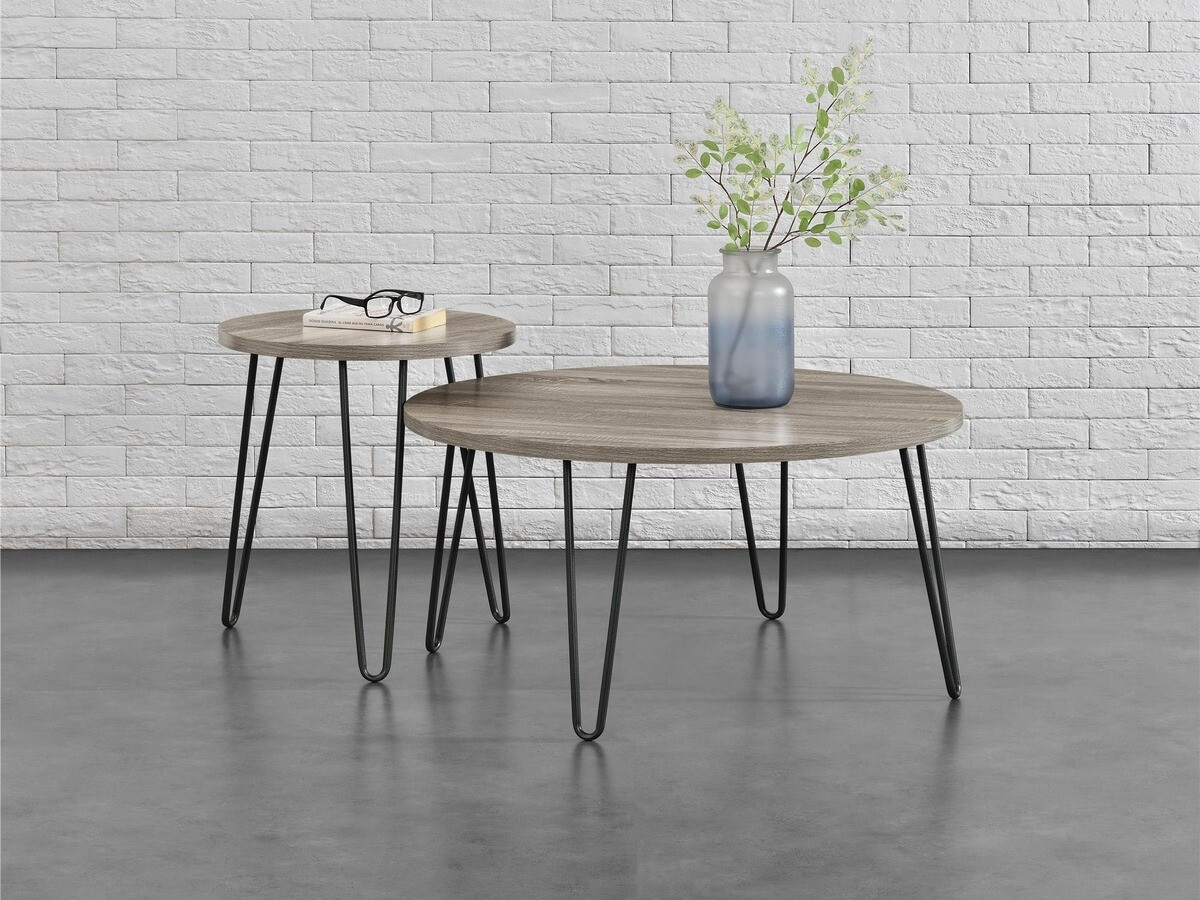 Klubska mizica Nutive 104 (Lahki hrast)