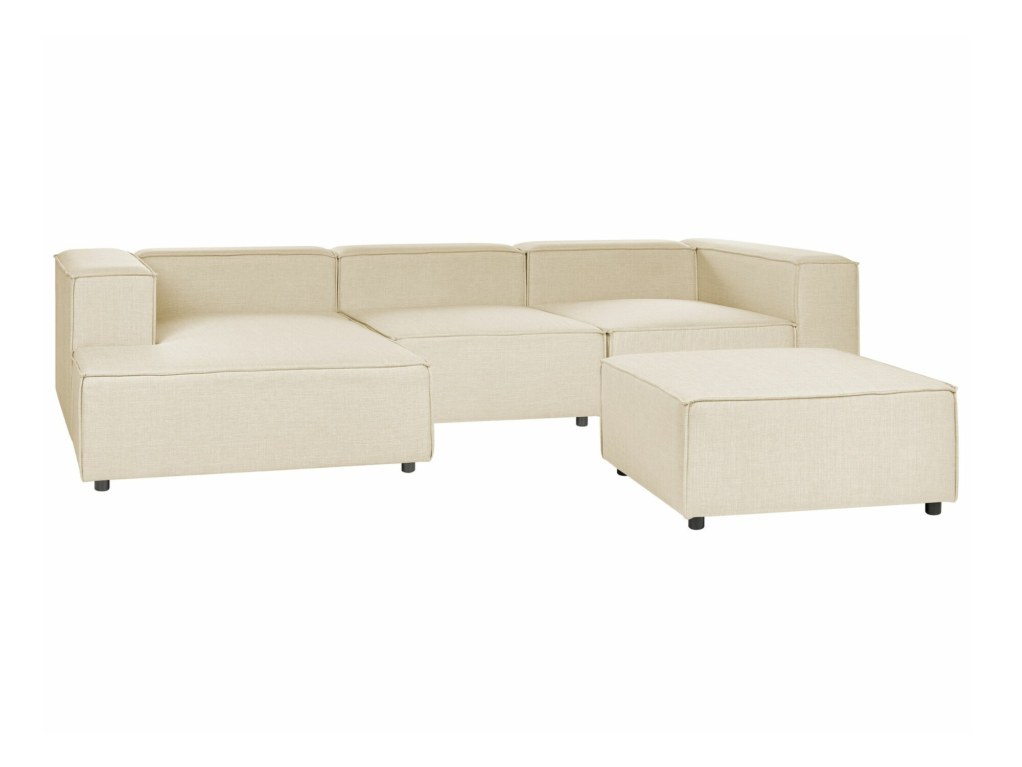 Modularna kotna sedežna garnitura Enofloi 105 (Bež)