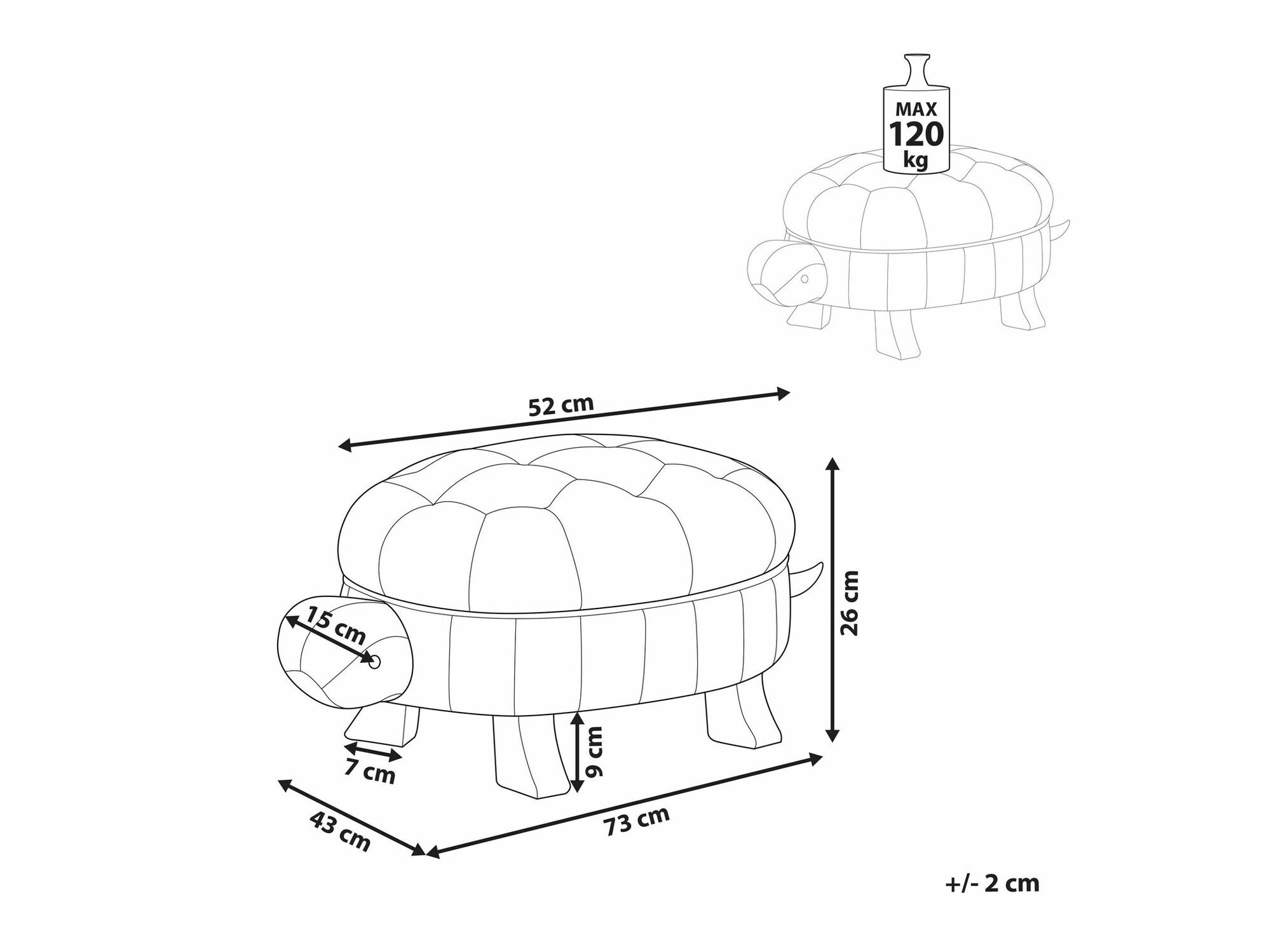 Tabure Berwyn 1795 (Zelena)
