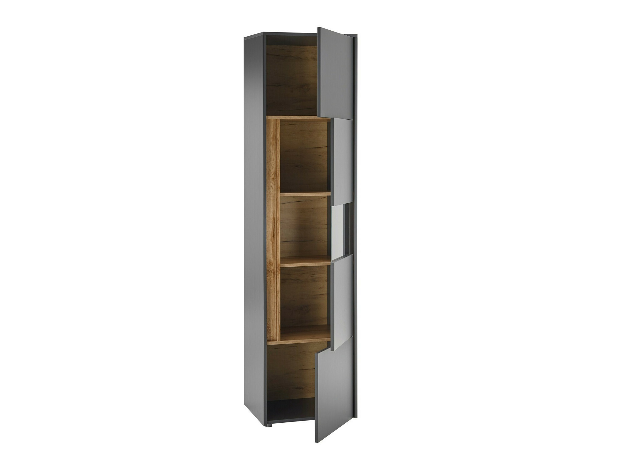 Regal Elbsori 100 (Antracit + Wotan hrast)
