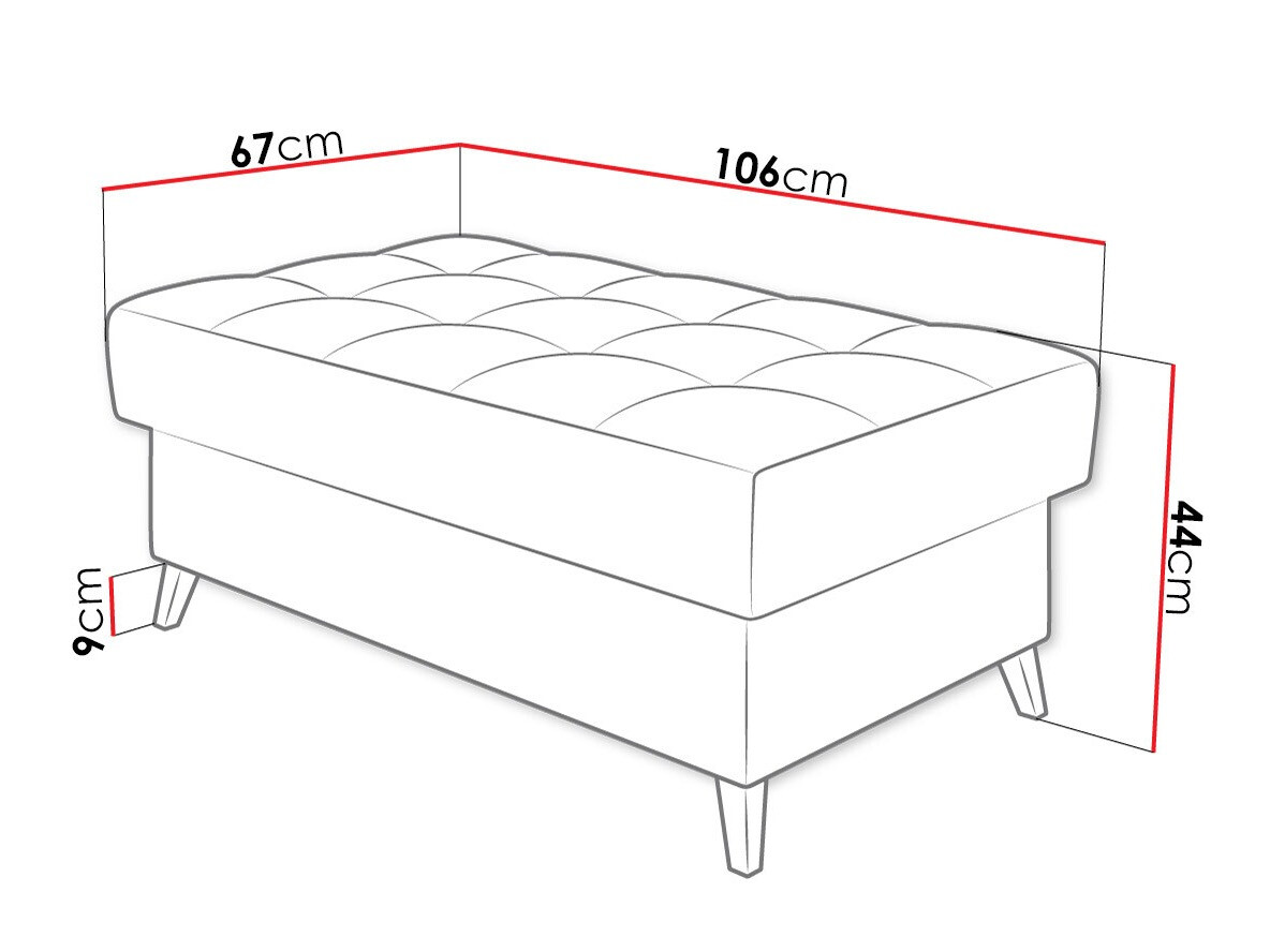 Klop z oblazinjenjem Comfivo Agnus (Velo 625)