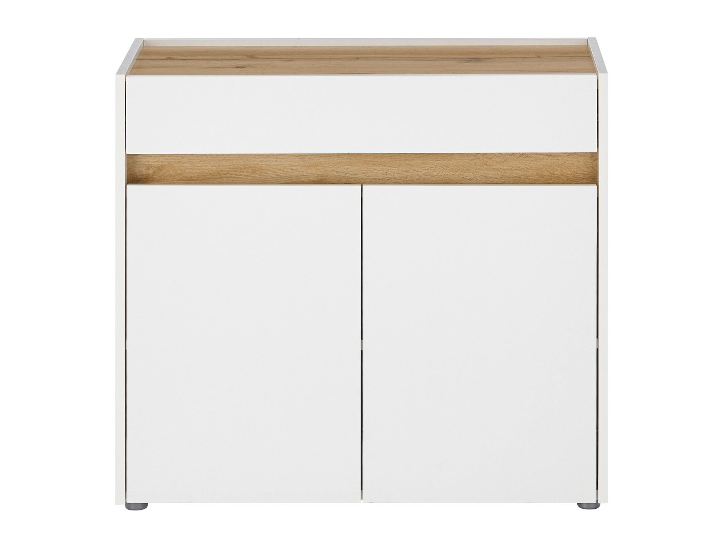 Komoda Elbsori 110 (Bela + Wotan hrast)