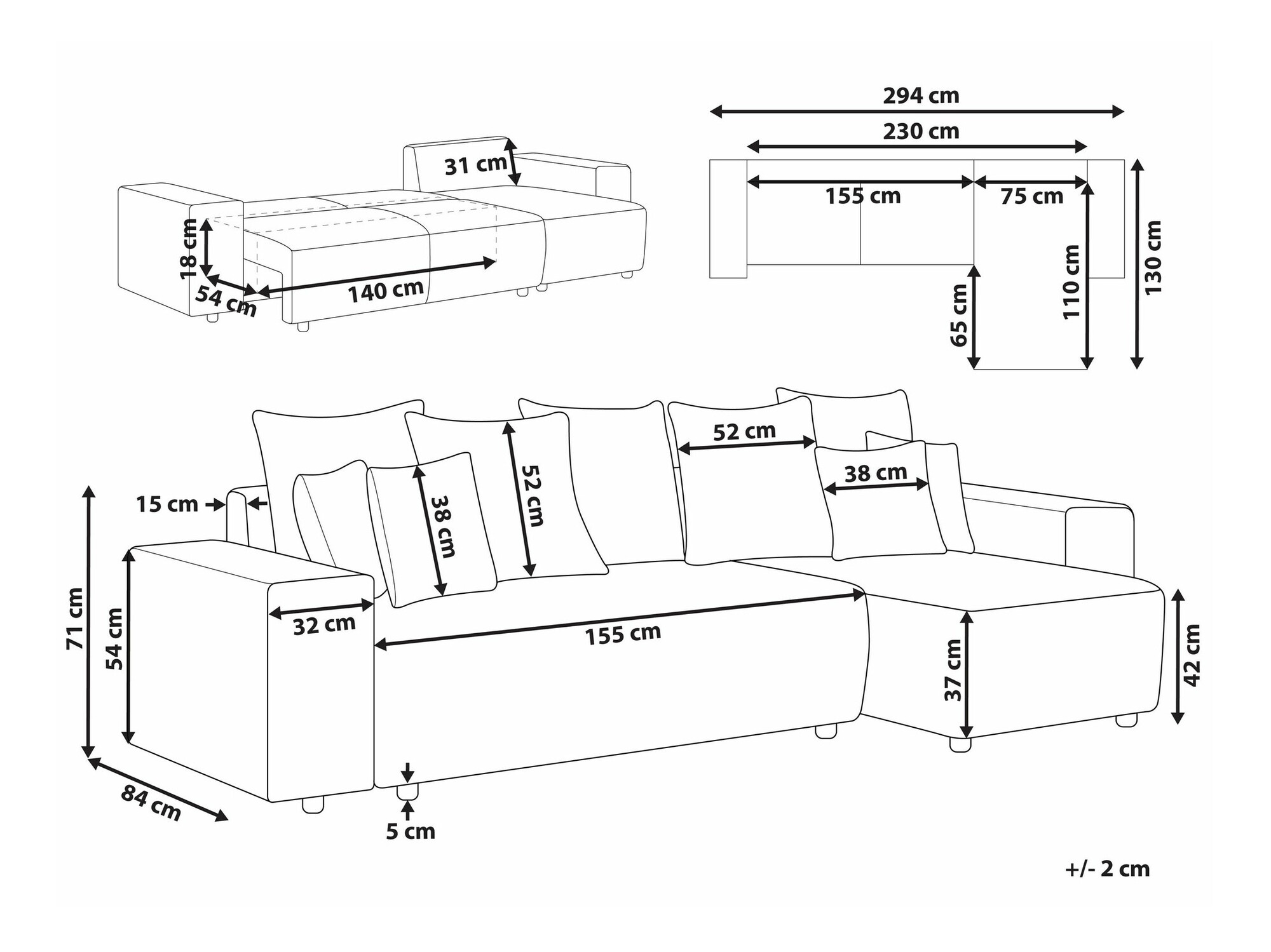 Kotna garnitura Berwyn 1801 (Siva)