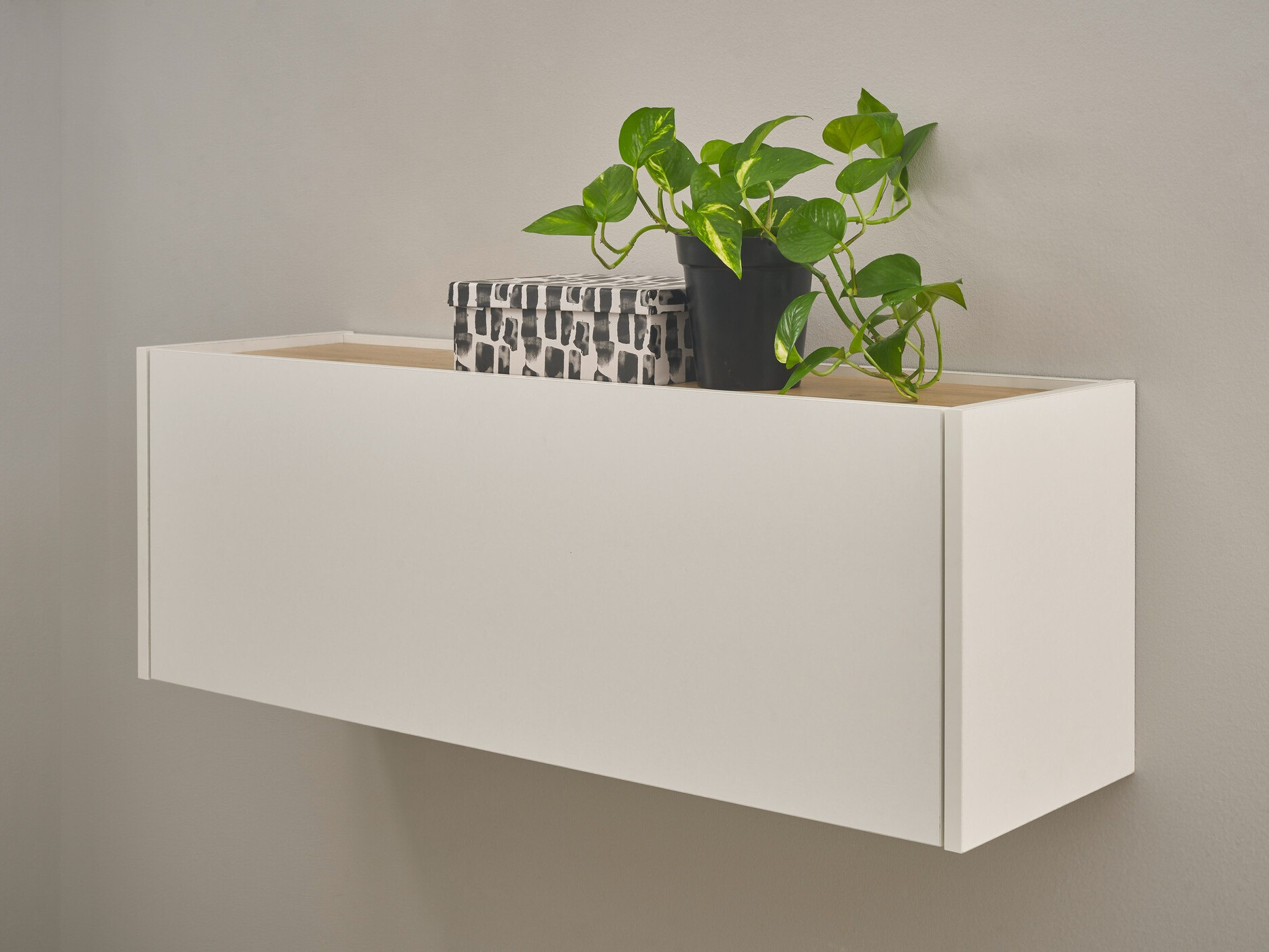 Stenska omarica Elbsori 109 (Bela + Wotan hrast)