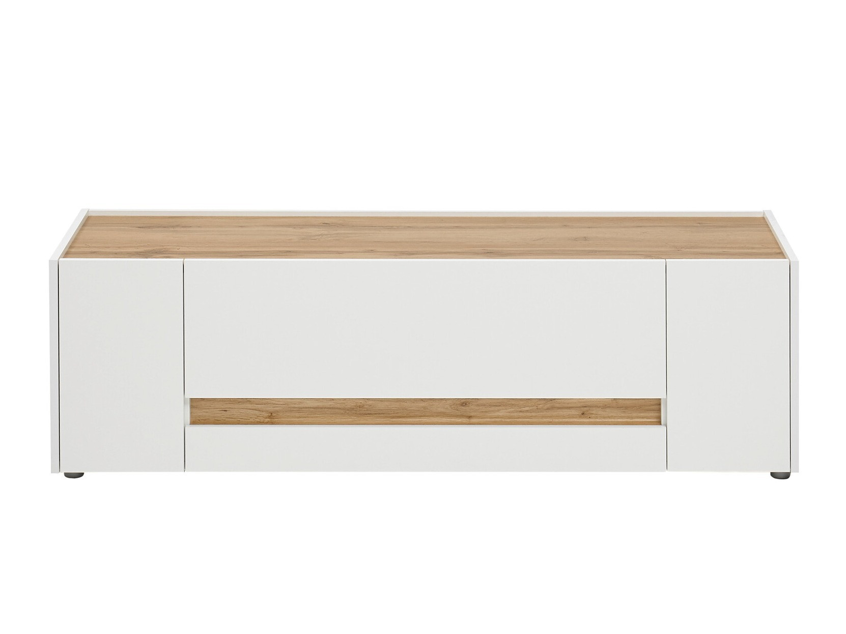 TV-omarica Elbsori 114 (Bela + Wotan hrast)