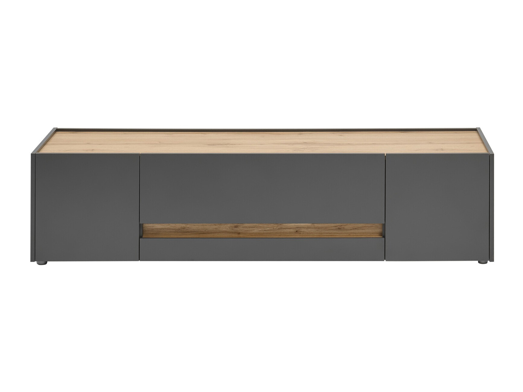 TV-omarica Elbsori 115 (Antracit + Wotan hrast)