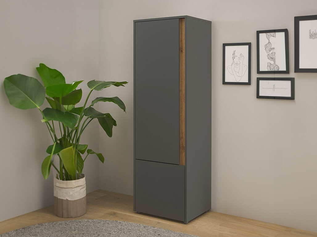 Regal Elbsori 104 (Antracit + Wotan hrast)