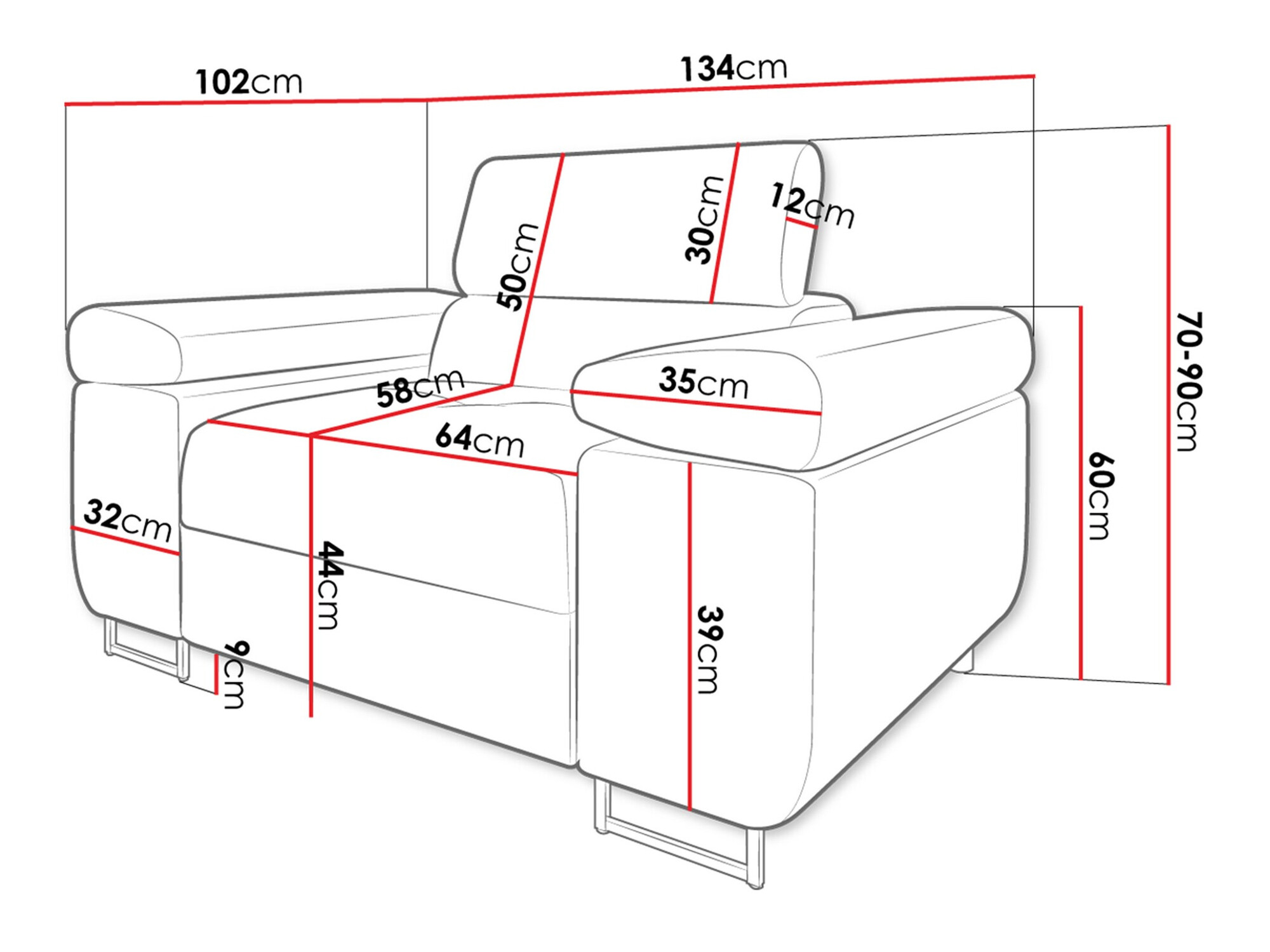 Fotelj Comfivo Eliferu 106 (Manila 26)
