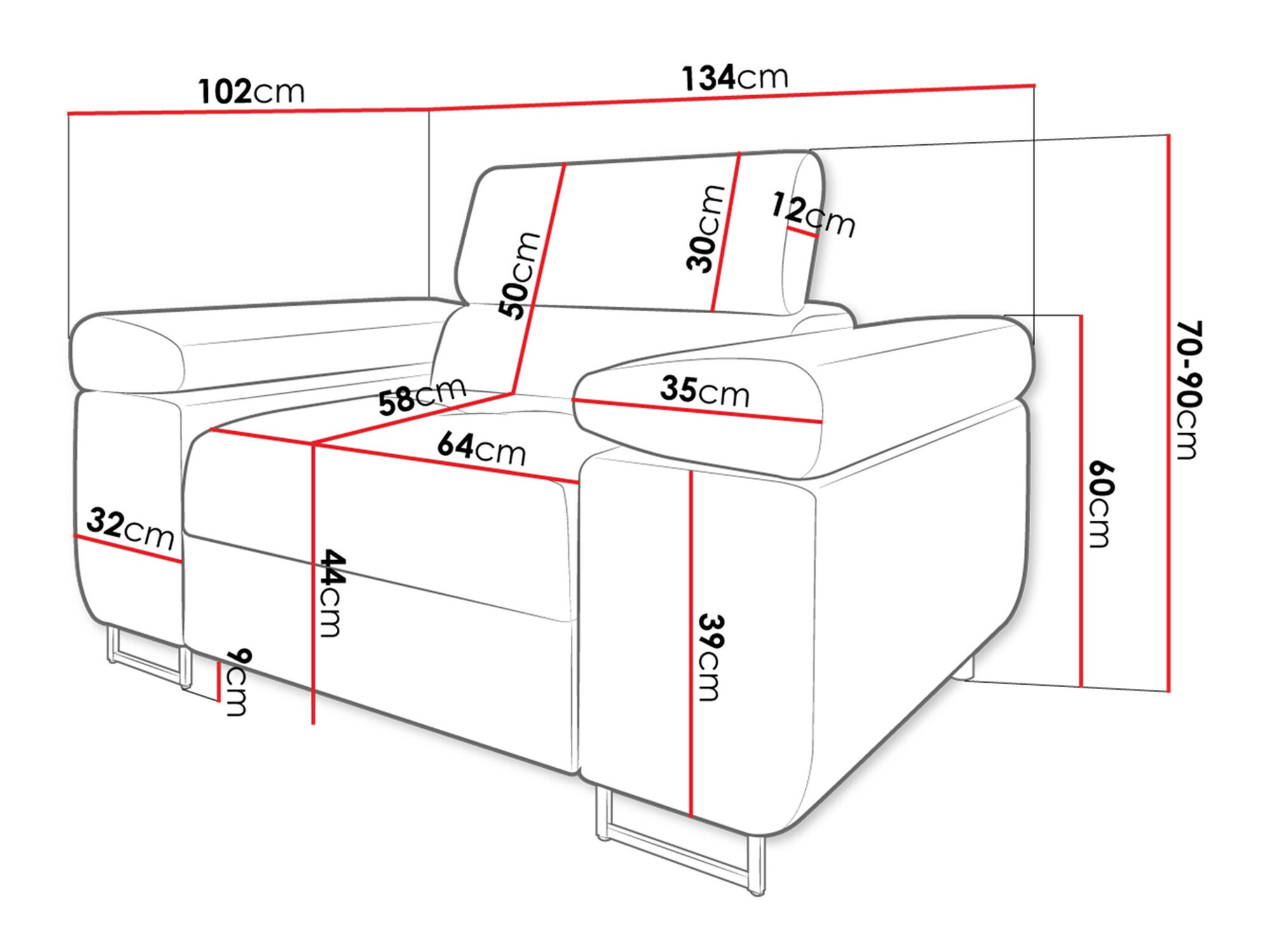 Fotelj Comfivo Eliferu 106 (Manila 35)