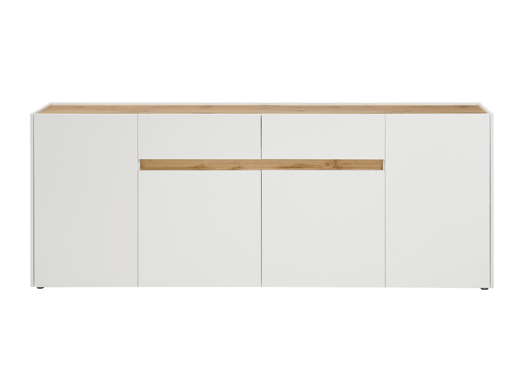 Komoda Elbsori 118 (Bela + Wotan hrast)