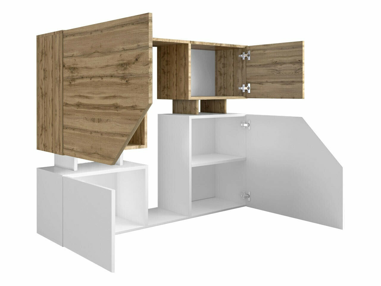 Omarica Comfivo Daldune (Wotan hrast + Antracit)