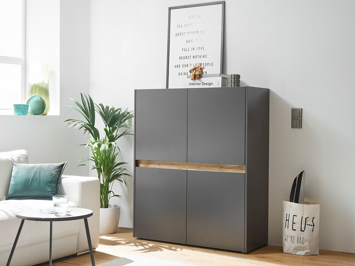 Omarica Elbsori 111 (Antracit + Wotan hrast)