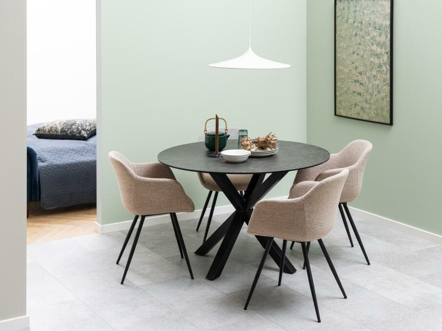 Miza Norsica 780 (Črna + Črni marmor)