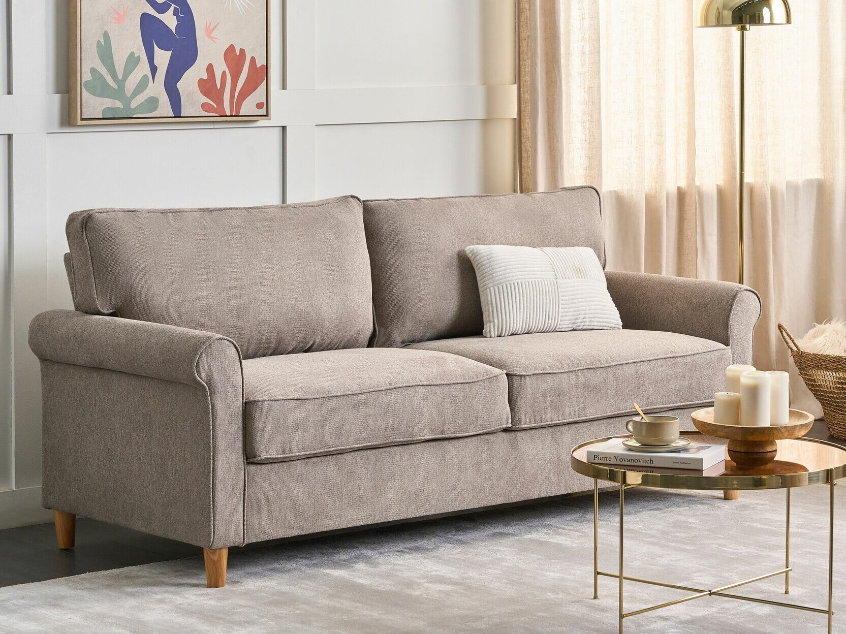 Kavč Berwyn 675 (Rjava)