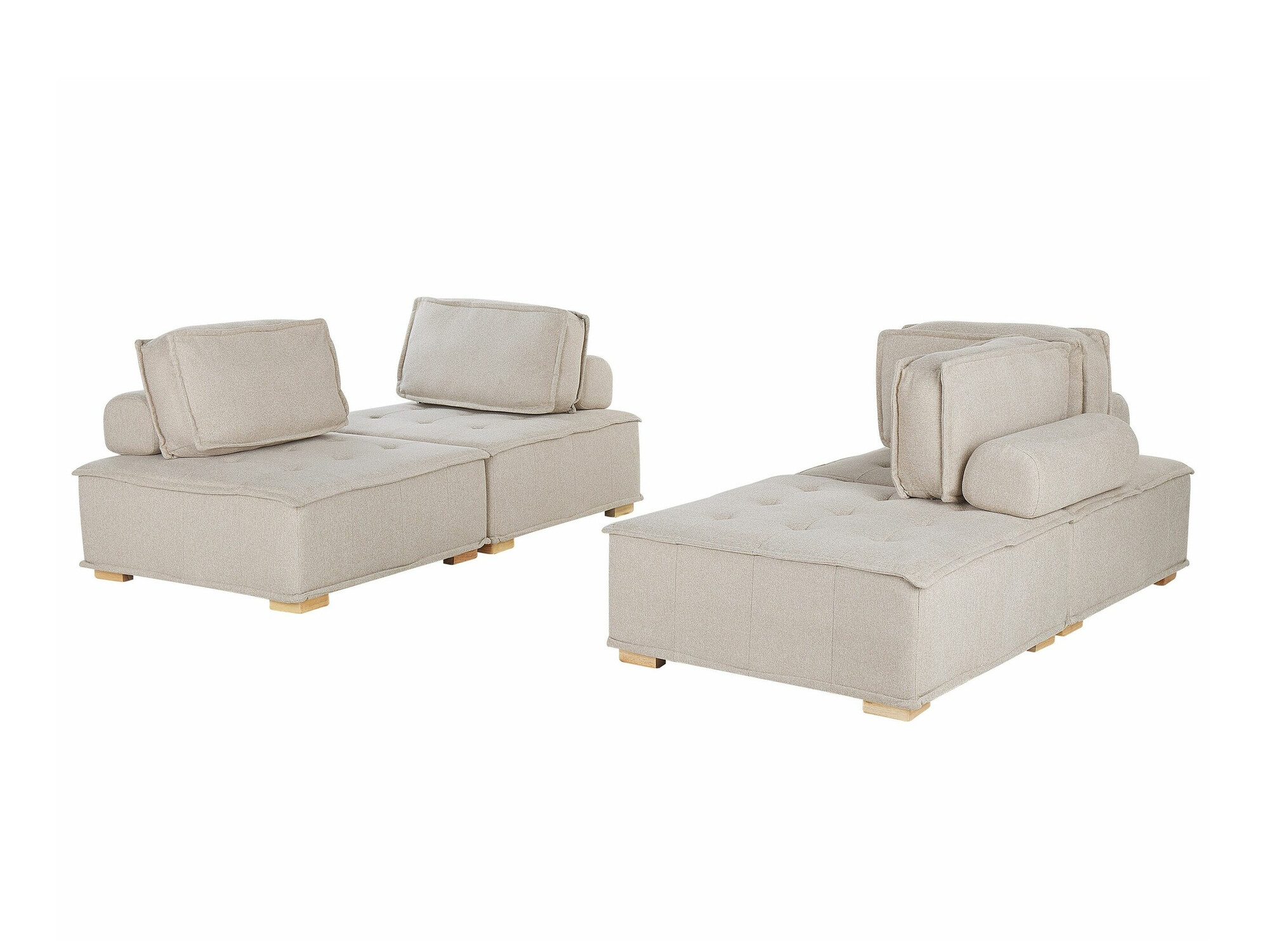 Komplet oblazinjenega pohištva Berwyn 1808 (Bež)