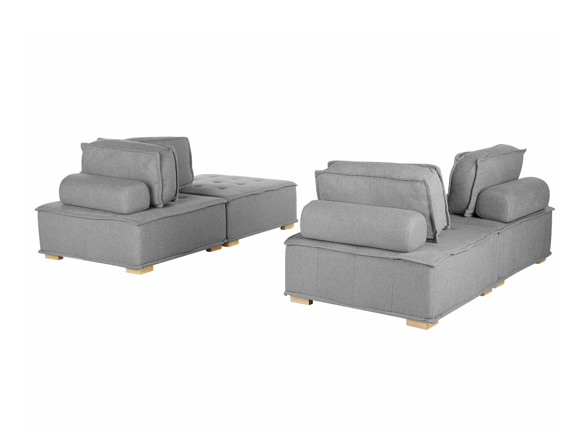 Komplet oblazinjenega pohištva Berwyn 1808 (Siva)