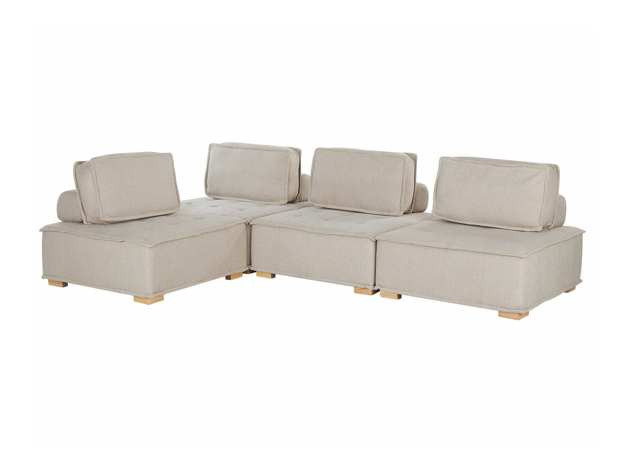 Modularna kotna sedežna garnitura Berwyn 1807 (Bež)