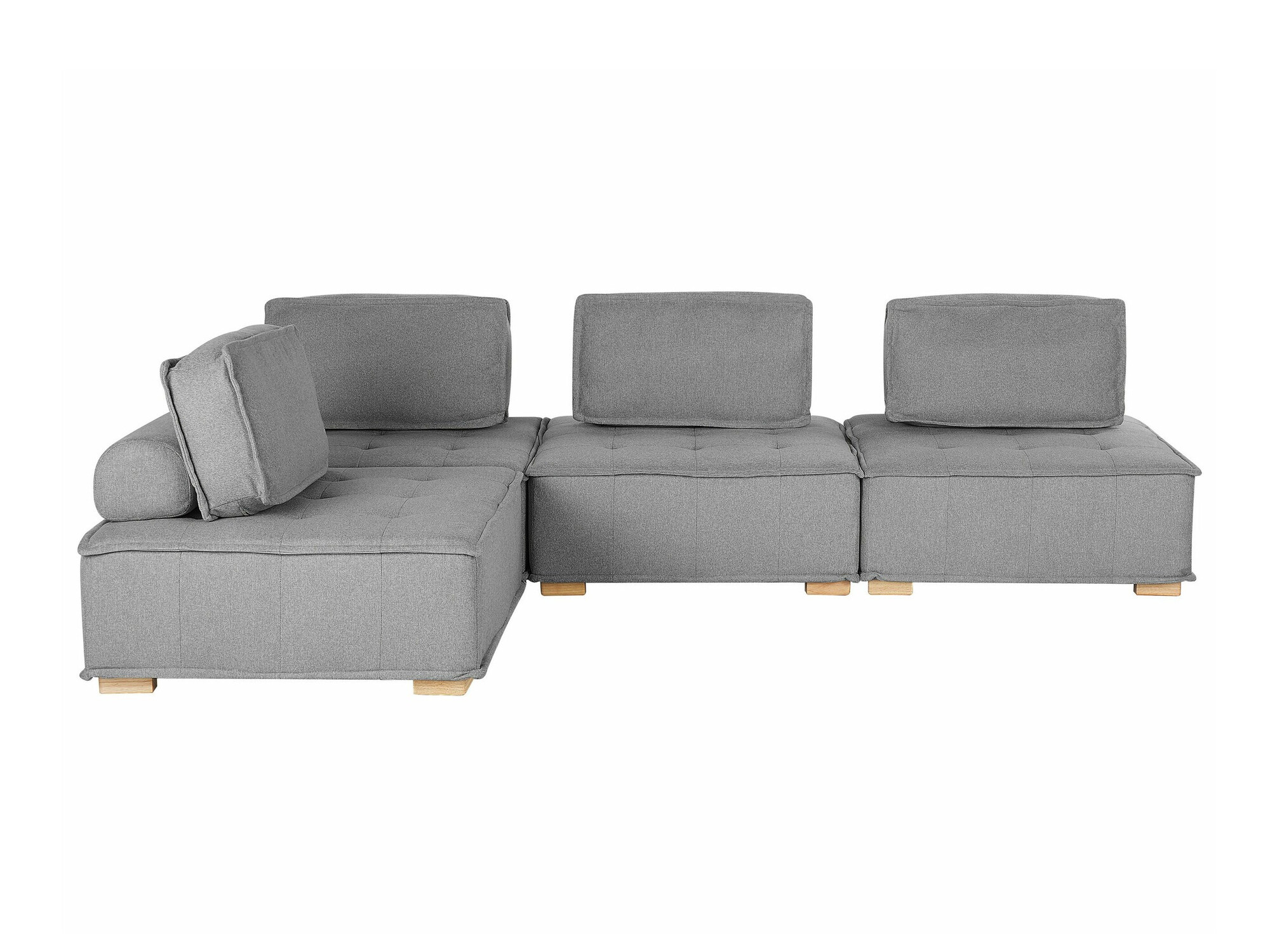 Modularna kotna sedežna garnitura Berwyn 1807 (Siva)