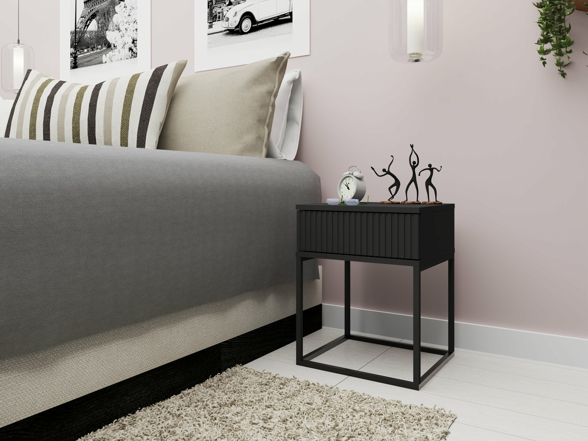 Nočna omarica Bristol 189 (Antracit)