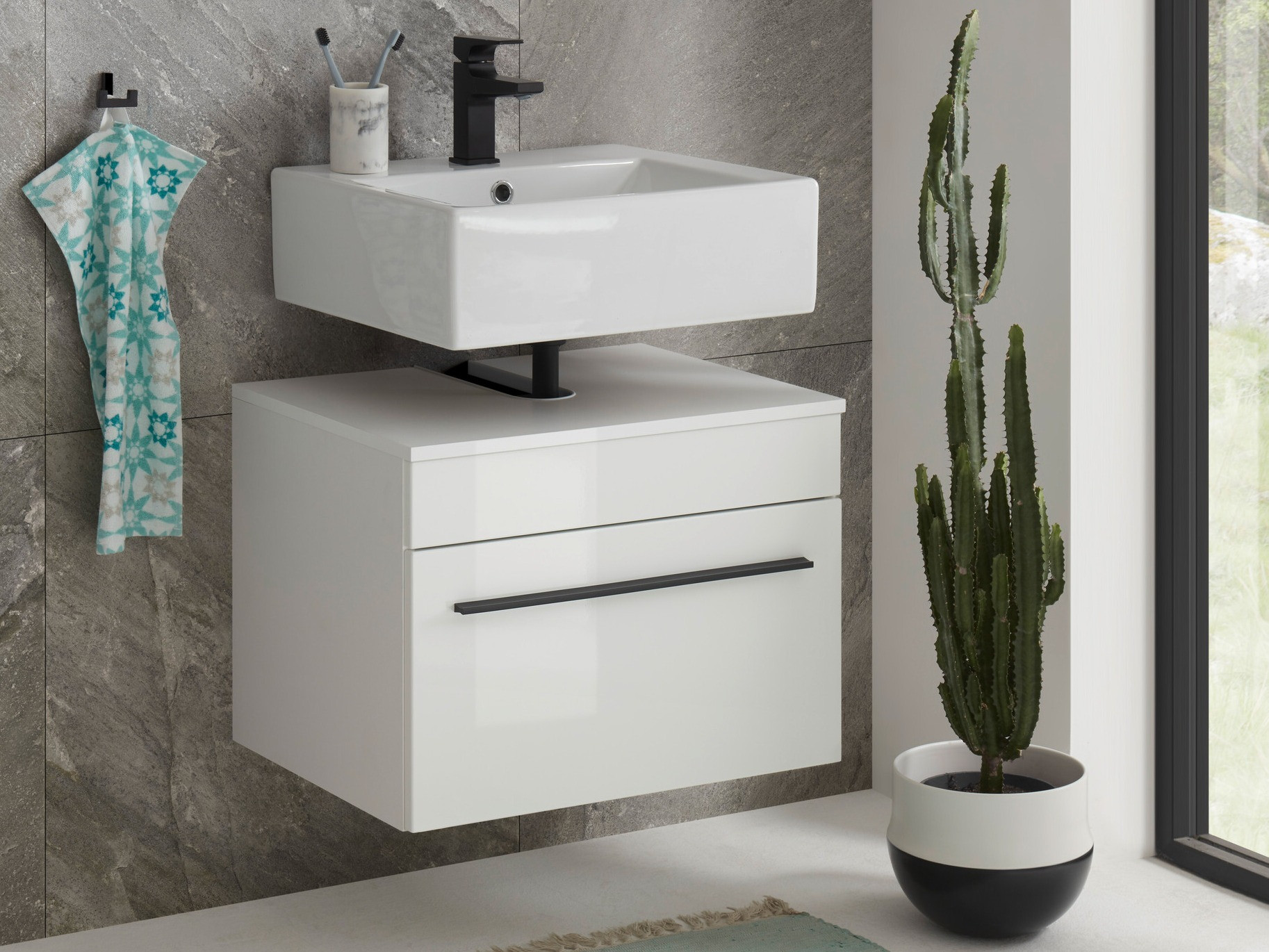 Viseča kopalniška omarica za umivalnik Torbelu 107