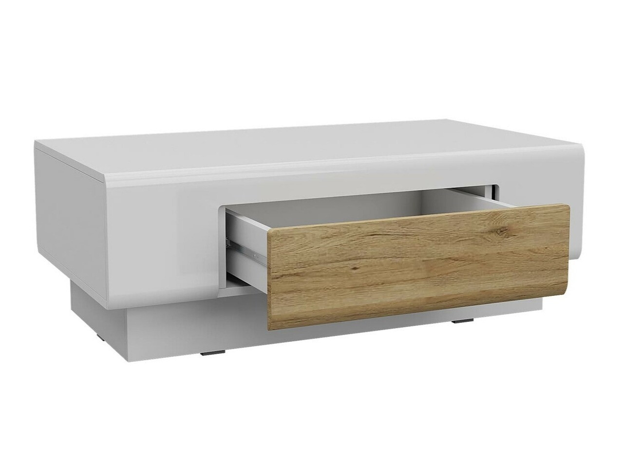 Klubska mizica Torsone 111 (Antracit + Gloss antracit + Hrast Grandson)