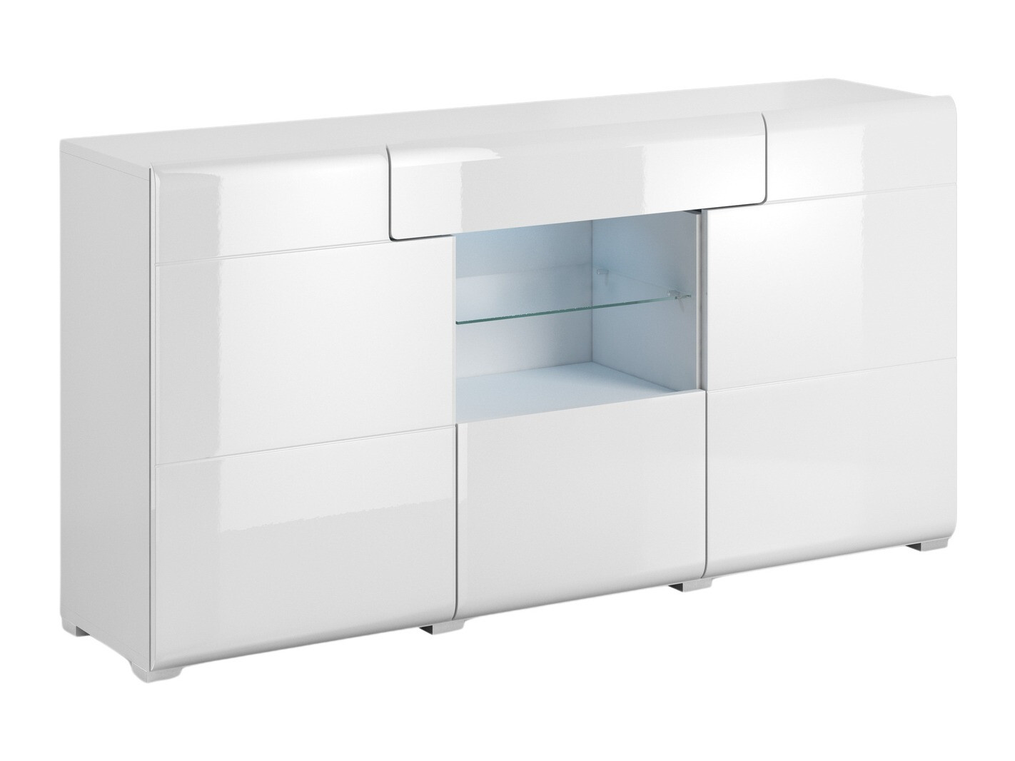 Komoda Torsone 108 (Bela + Sijaj bela)