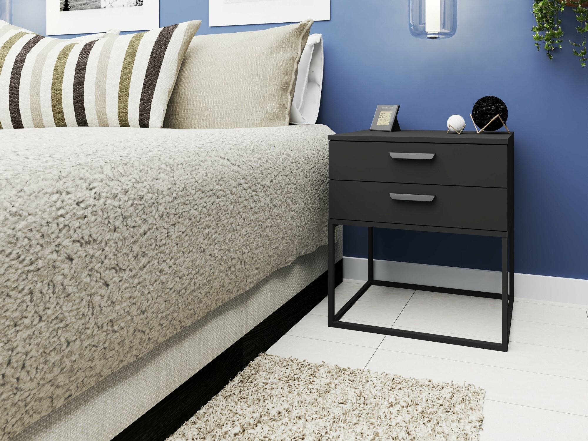 Nočna omarica Bristol 194 (Antracit)