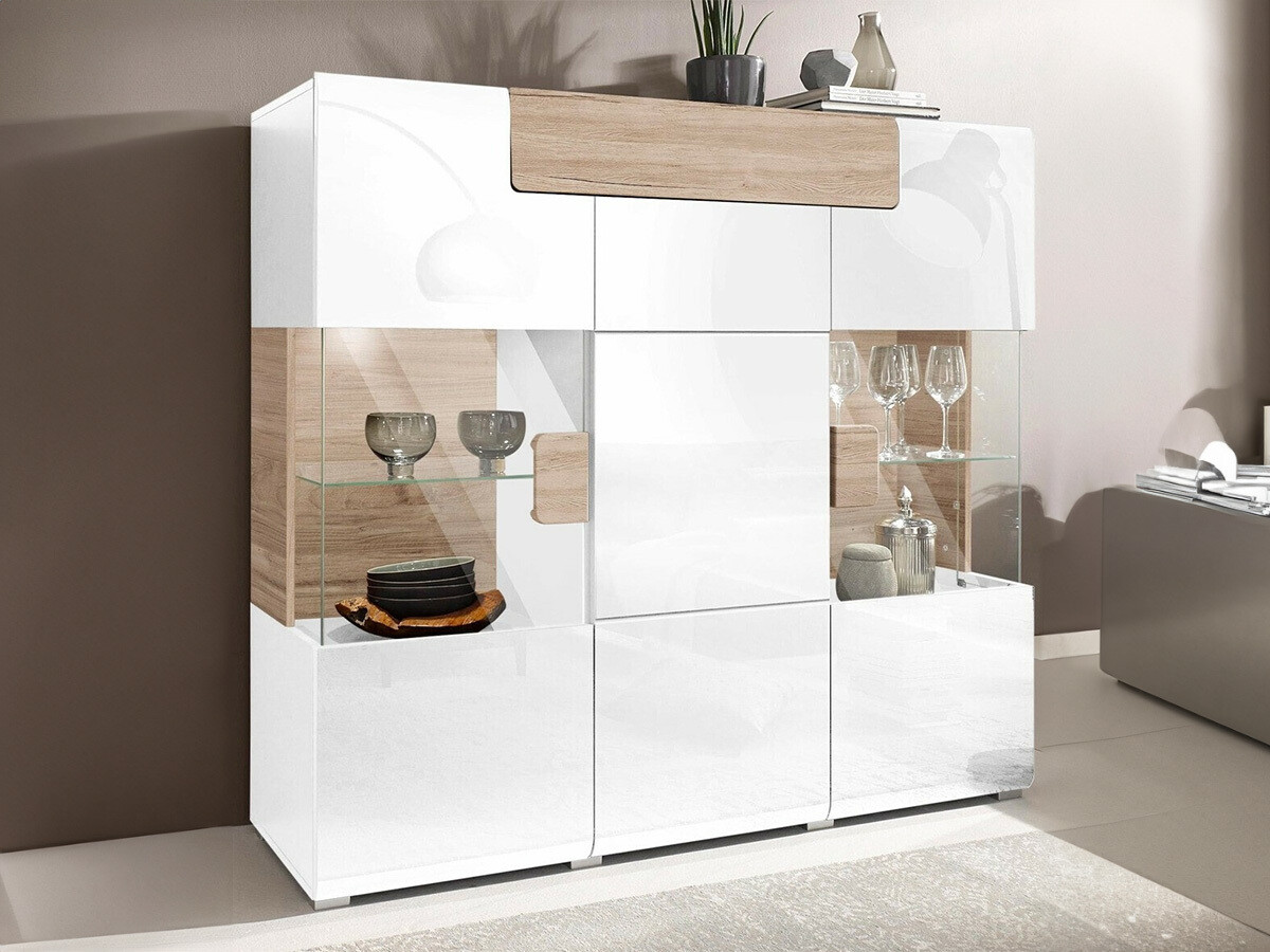 Omarica Torsone 100 (Bela + Sijaj bela + Hrast San Remo)