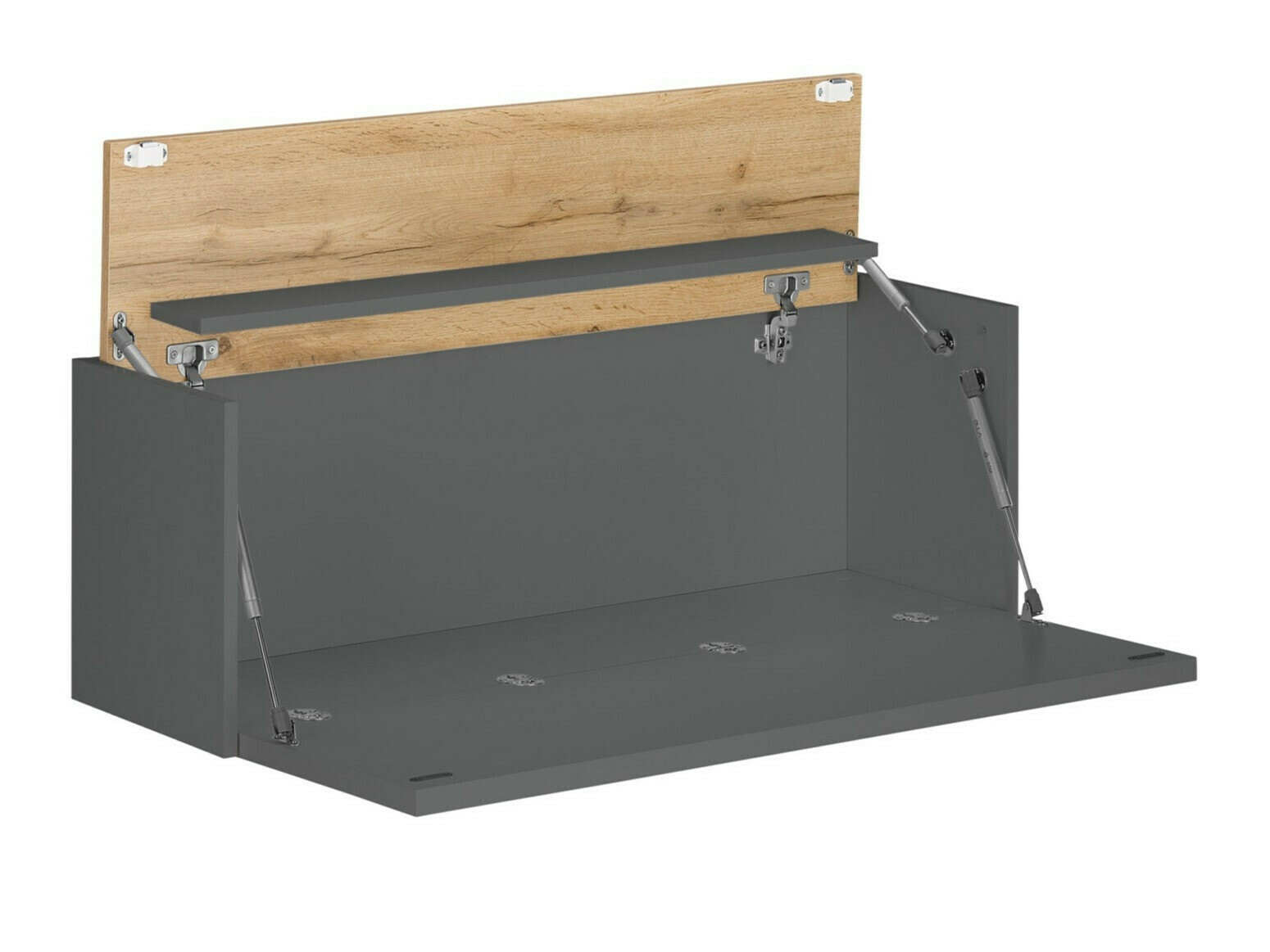 Komplet za dnevno sobo Elbsori 138 (Antracit + Wotan hrast)