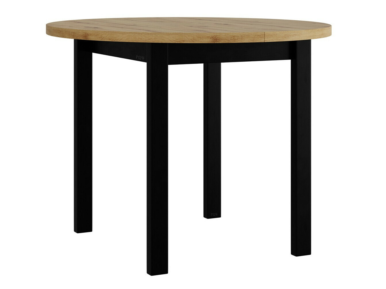 Miza Victorville 355 (Artisan hrast + Črna)