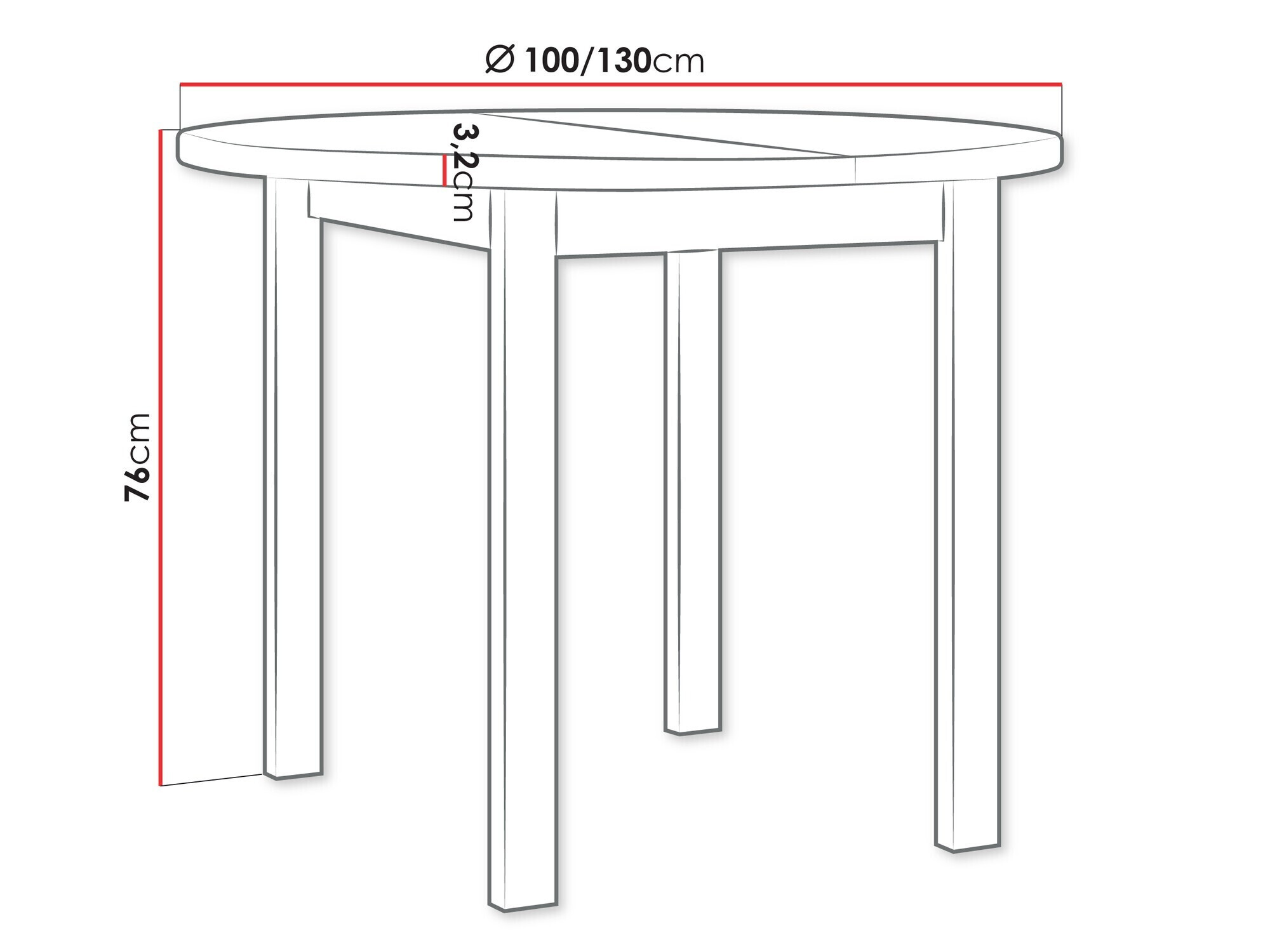 Miza Victorville 355 (Artisan hrast + Črna)