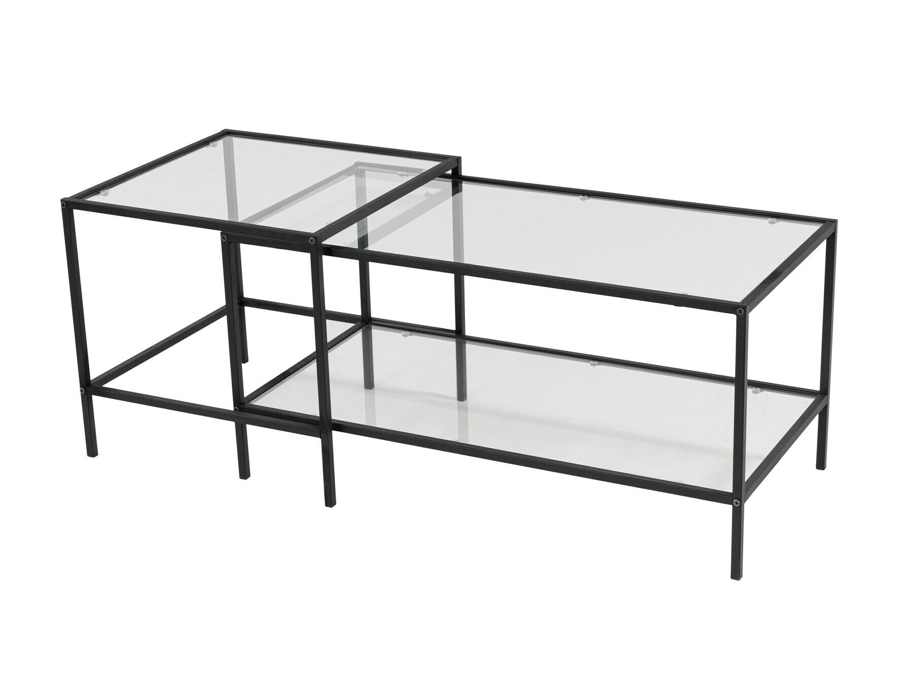 Komplet klubskih mizic Kailua 2039 (Črna)