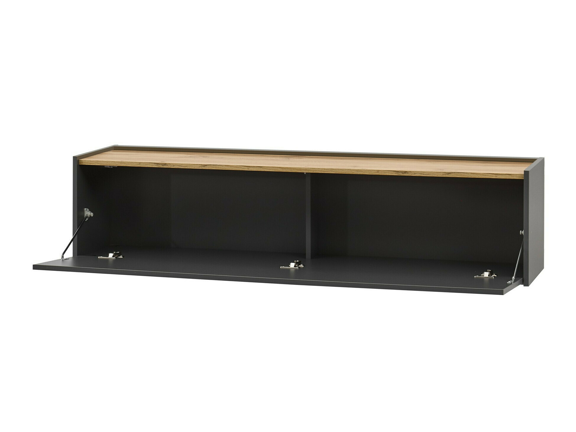 Komplet za dnevno sobo Elbsori 143 (Antracit + Wotan hrast)