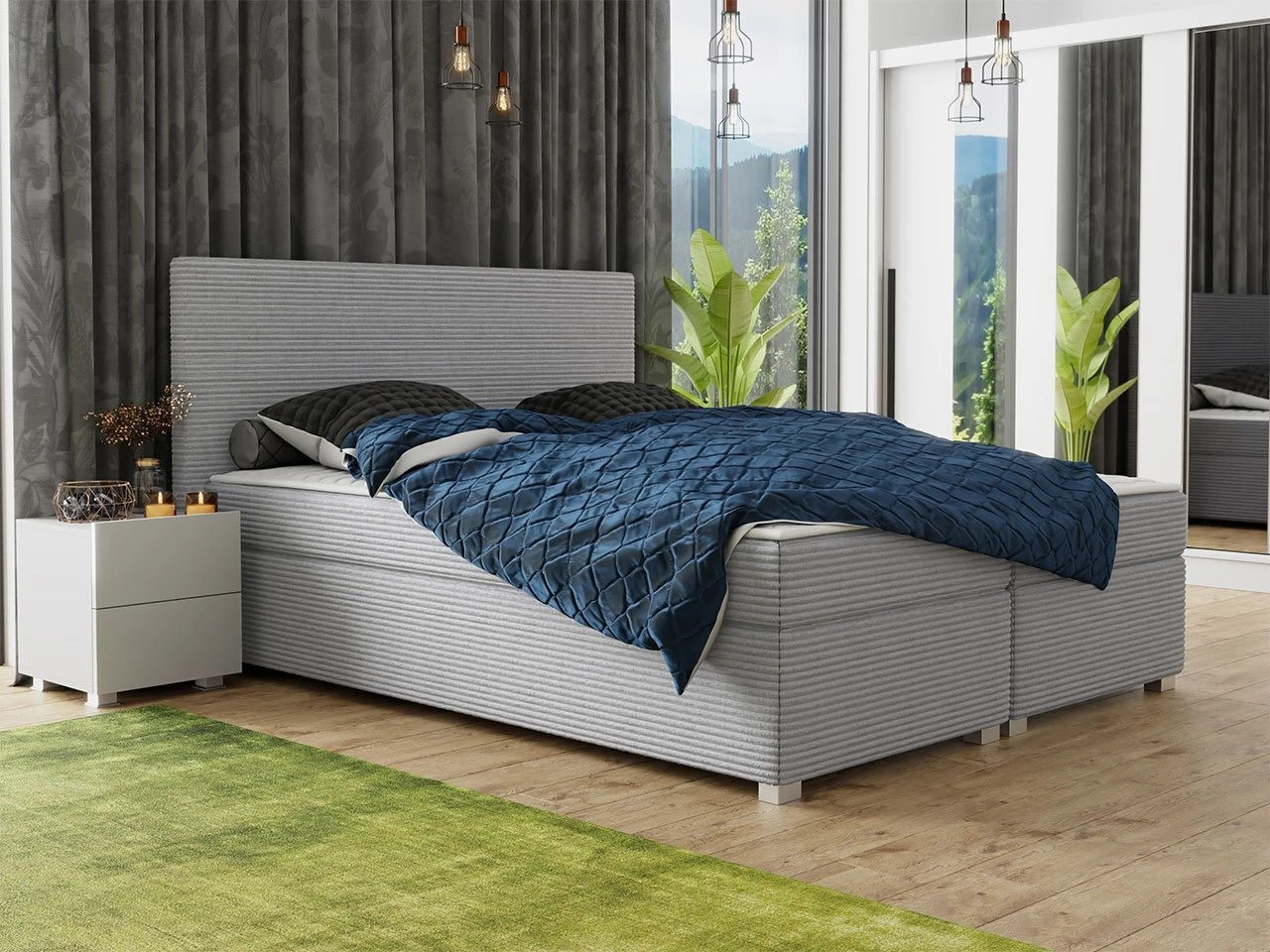 Boxspring postelja Memphis 137 (Poso 110)