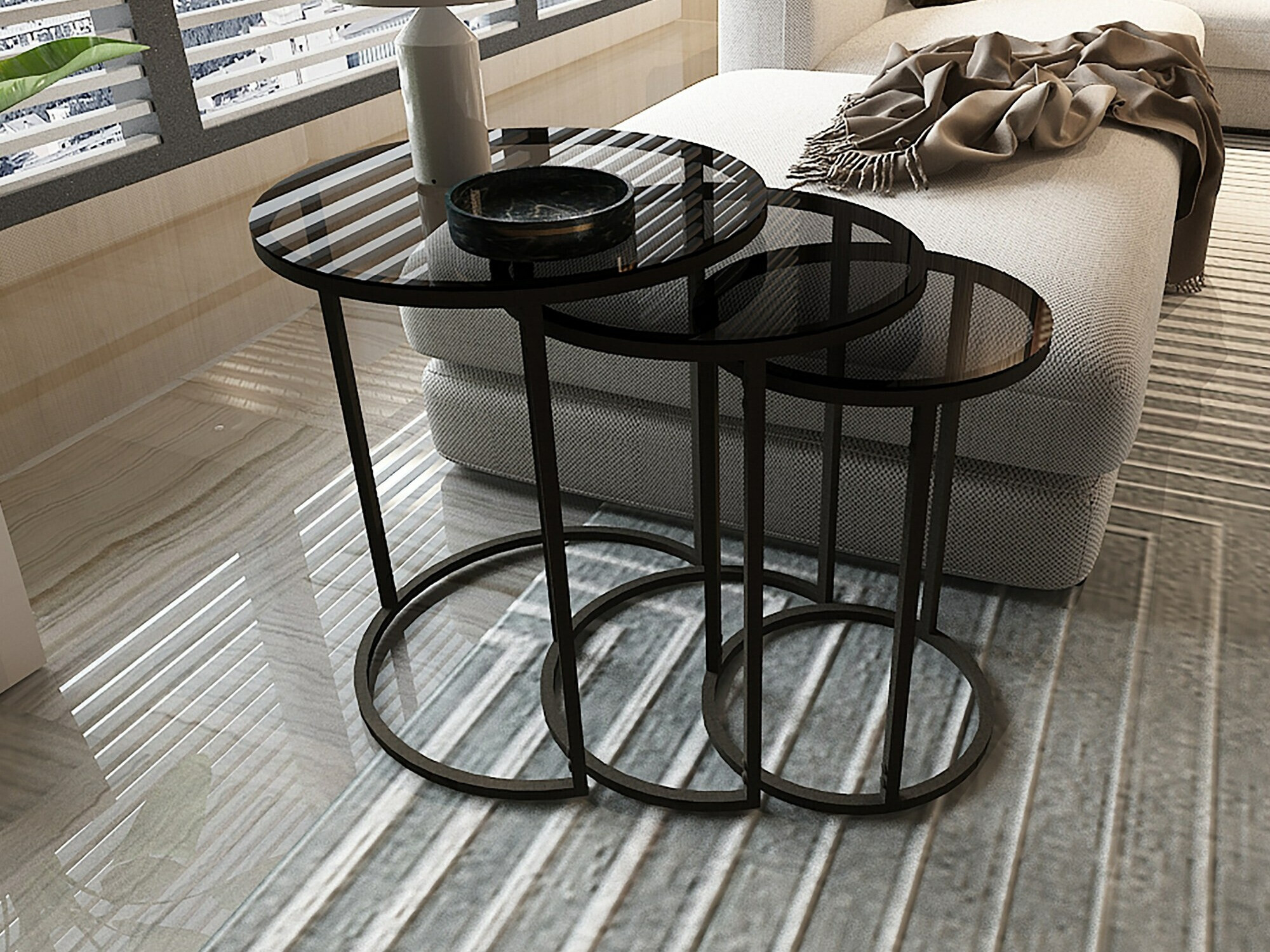 Komplet stranskih mizic Kailua 2040