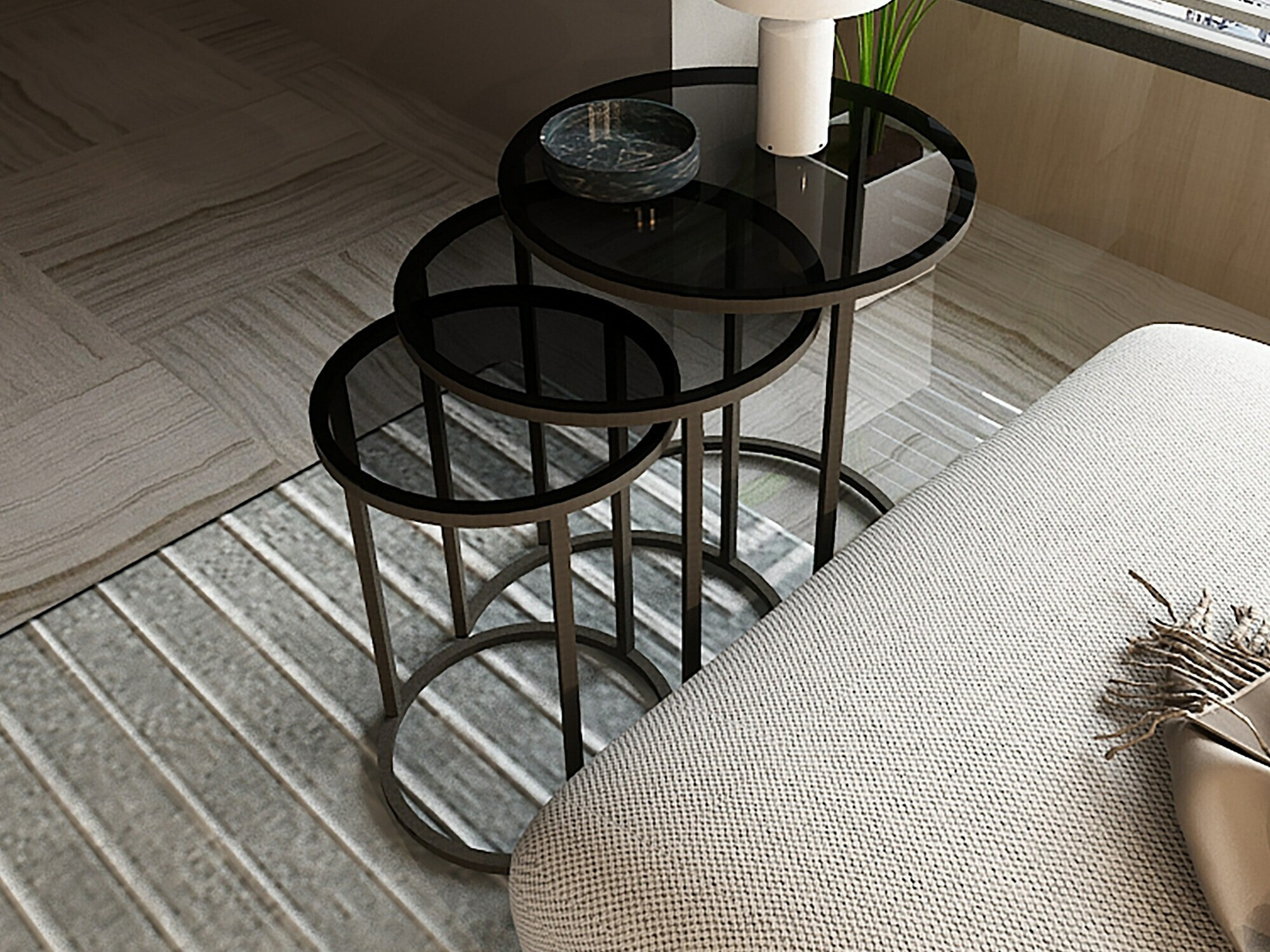 Komplet stranskih mizic Kailua 2040